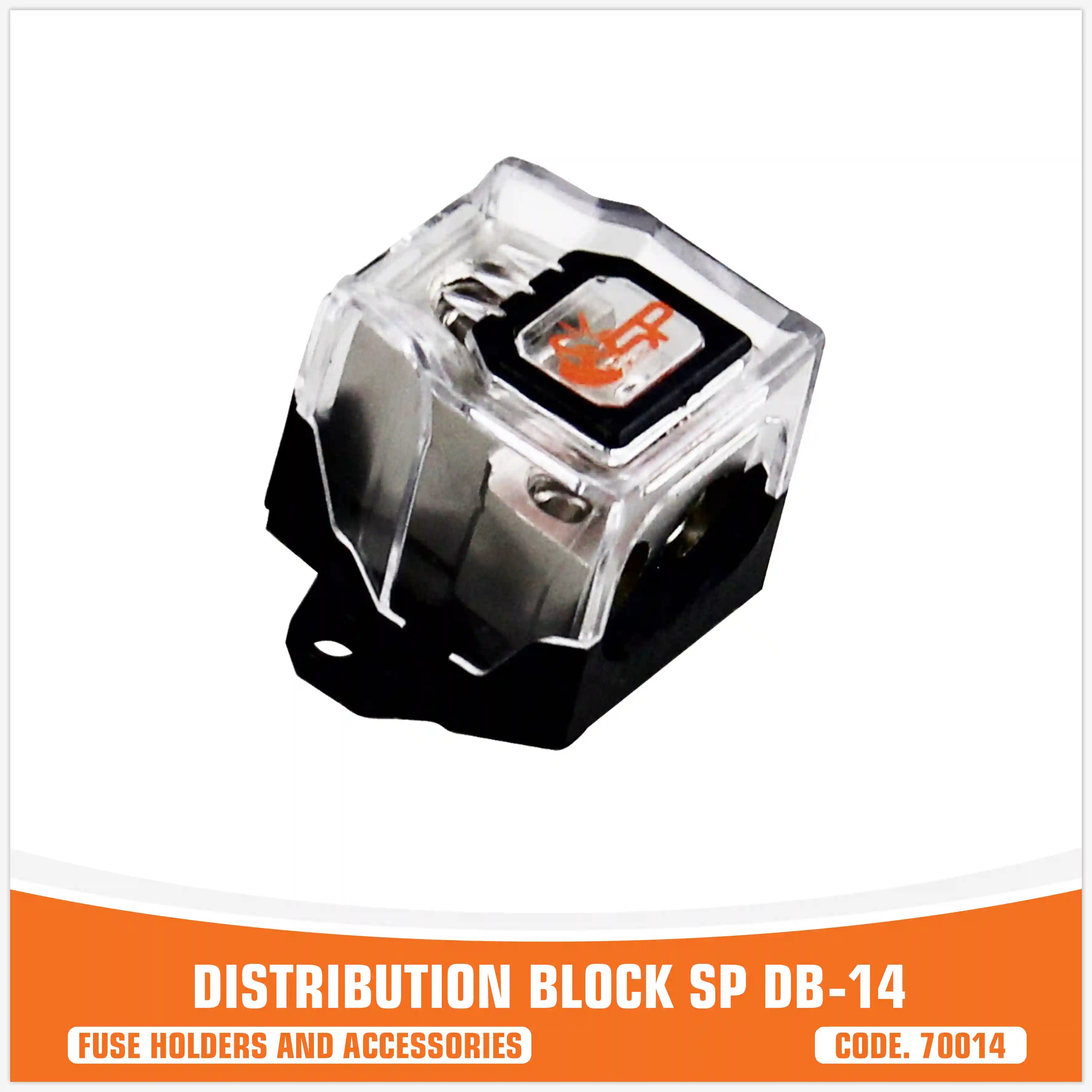SP DB 14 DISTRIBUTION BLOCK 1x0GA IN 4x4GA