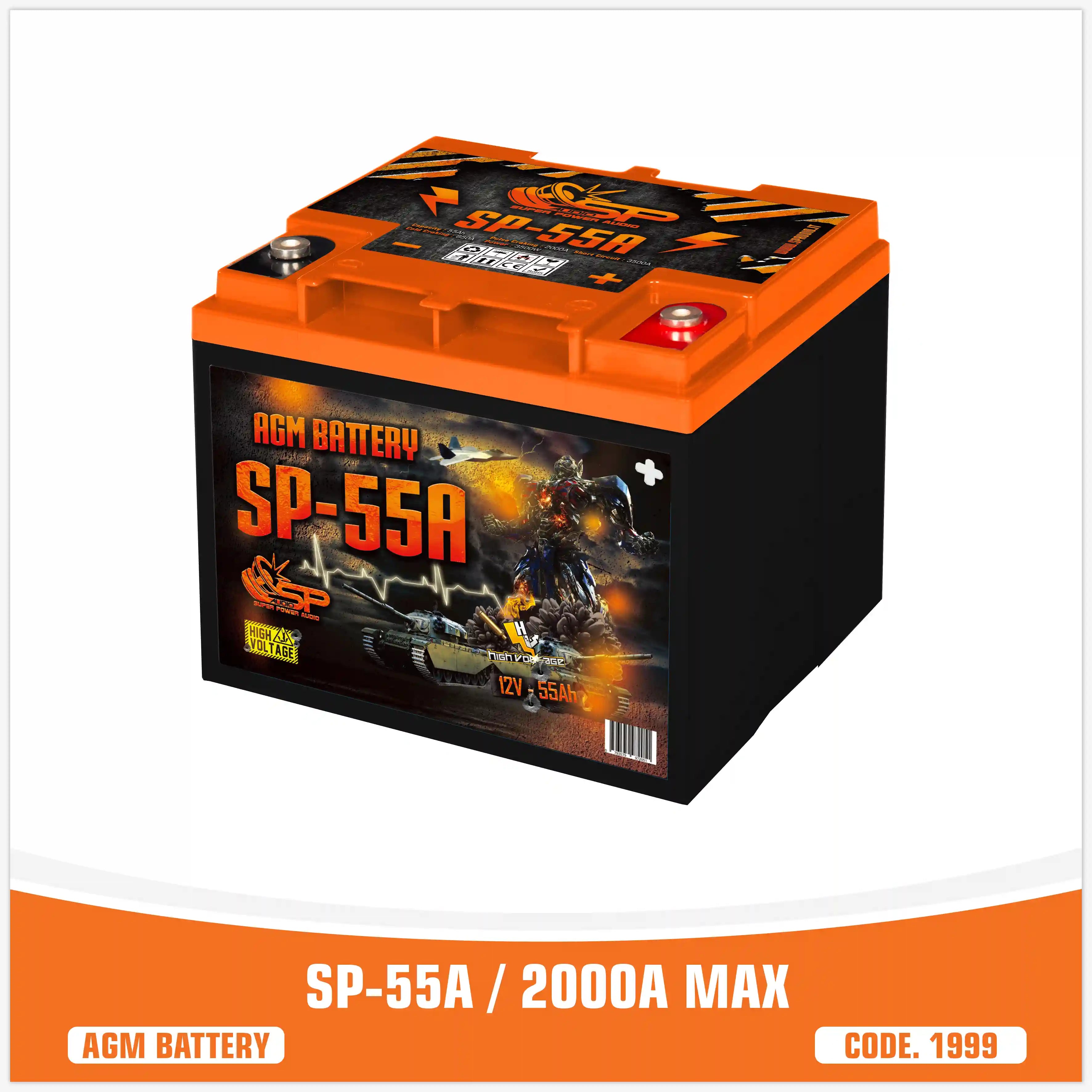 SP 55A AGM BATTERY LONG LIFE SPL (UNIT PRICE)