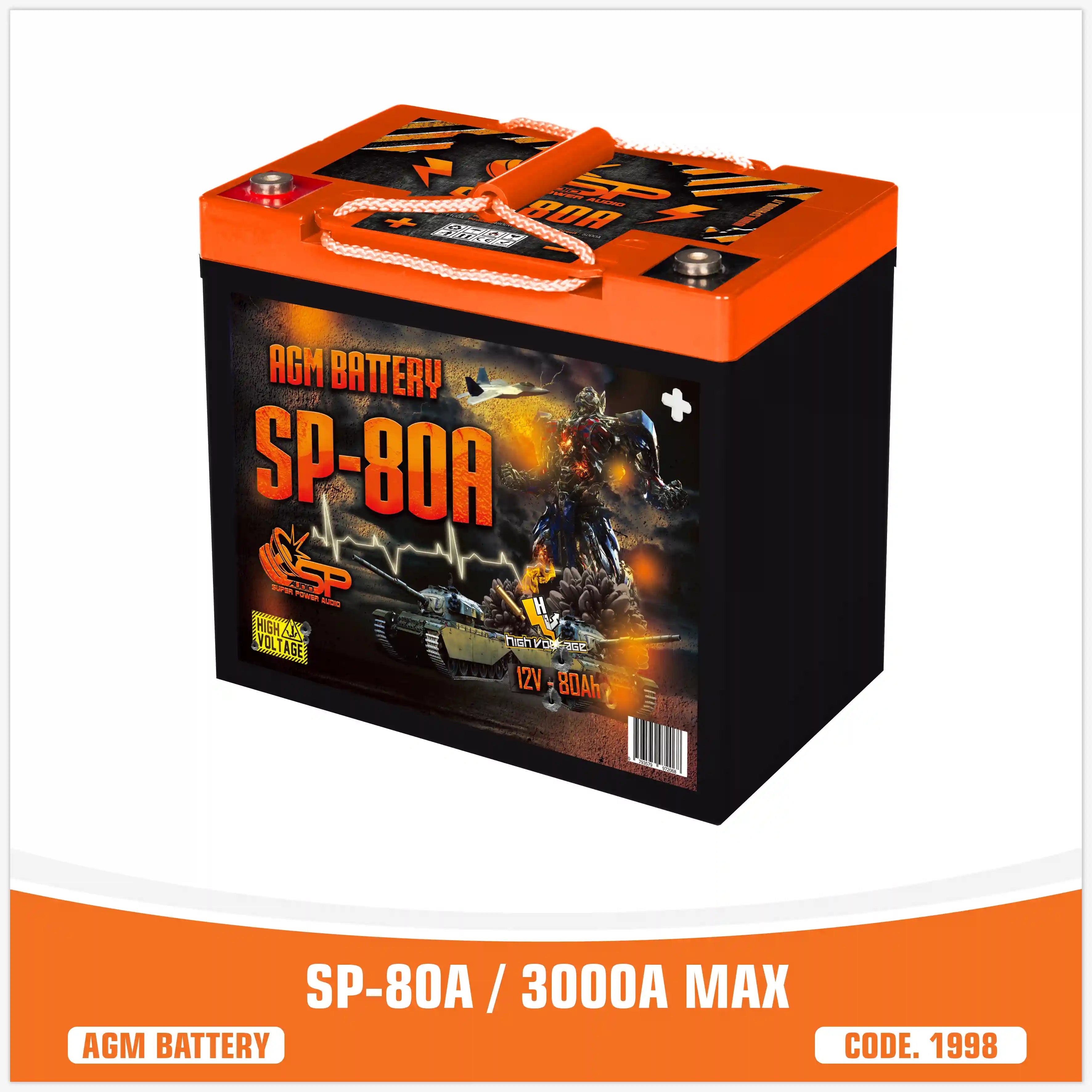 SP 80A AGM BATTERY LONG LIFE SPL (UNIT PRICE)