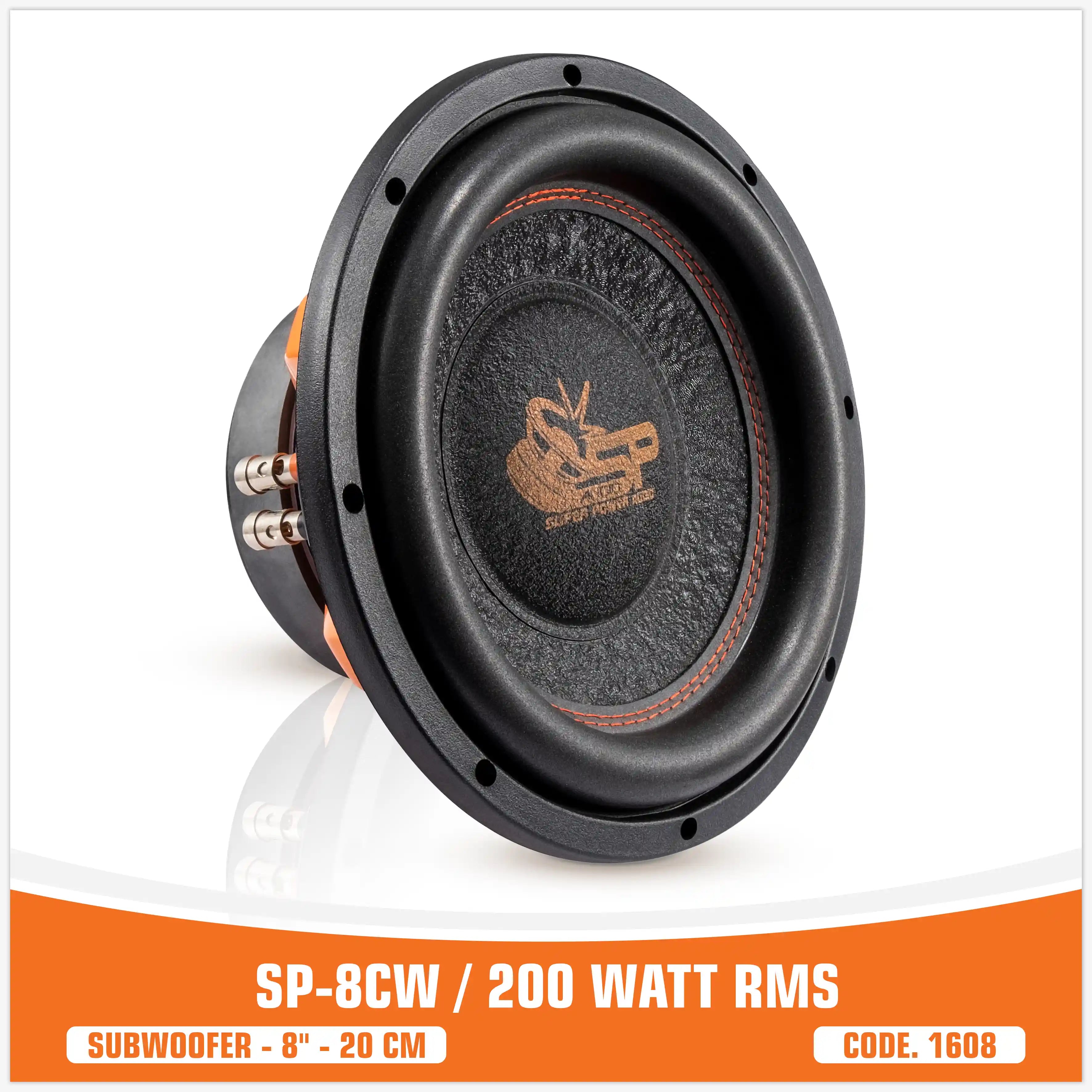 SP 8CW ENTRY LEVEL SUBWOOFER 8"/20CM 200WATT RMS (UNIT PRICE)
