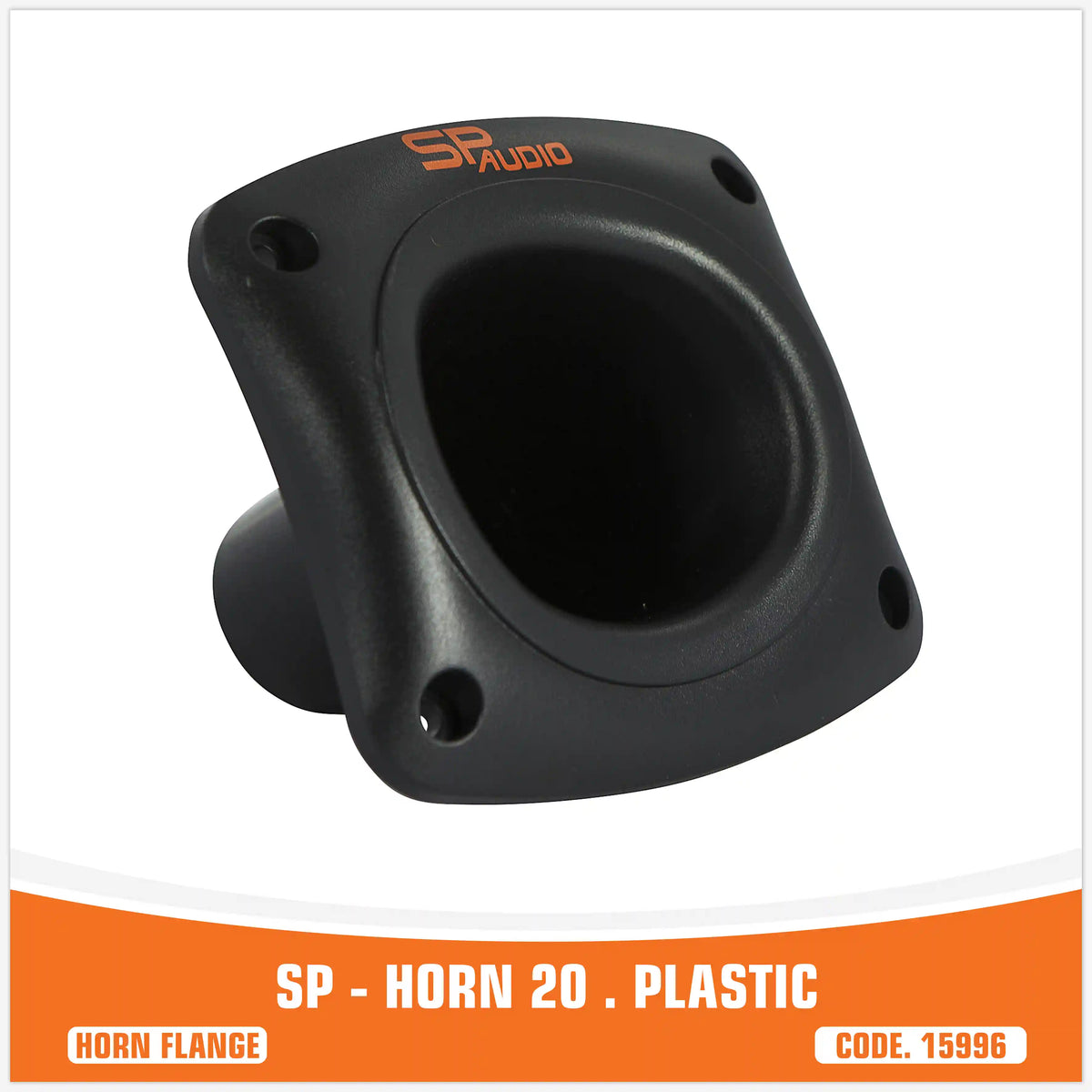 SP-HORN 20 ปากแตรสีดำ พลาสติก สำหรับไดรเวอร์คอมเพรสชัน – SP Audio – ภาพที่ 3