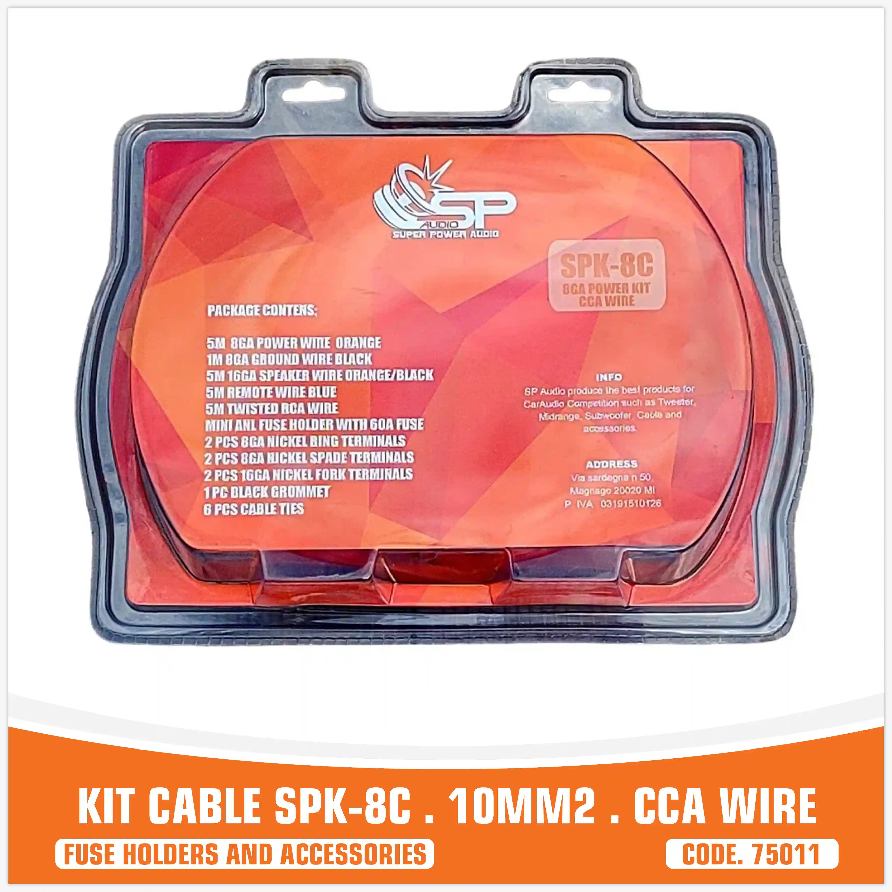 SP KIT CABLE 8 AWG CCA (PRICE FOR PACK)