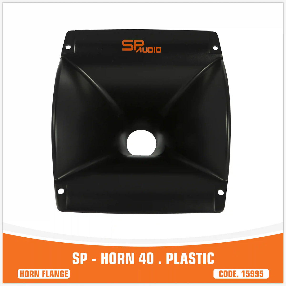SP-HORN 40 ปากแตรสีดำ พลาสติก สำหรับไดรเวอร์คอมเพรสชัน – SP Audio – ภาพที่ 3