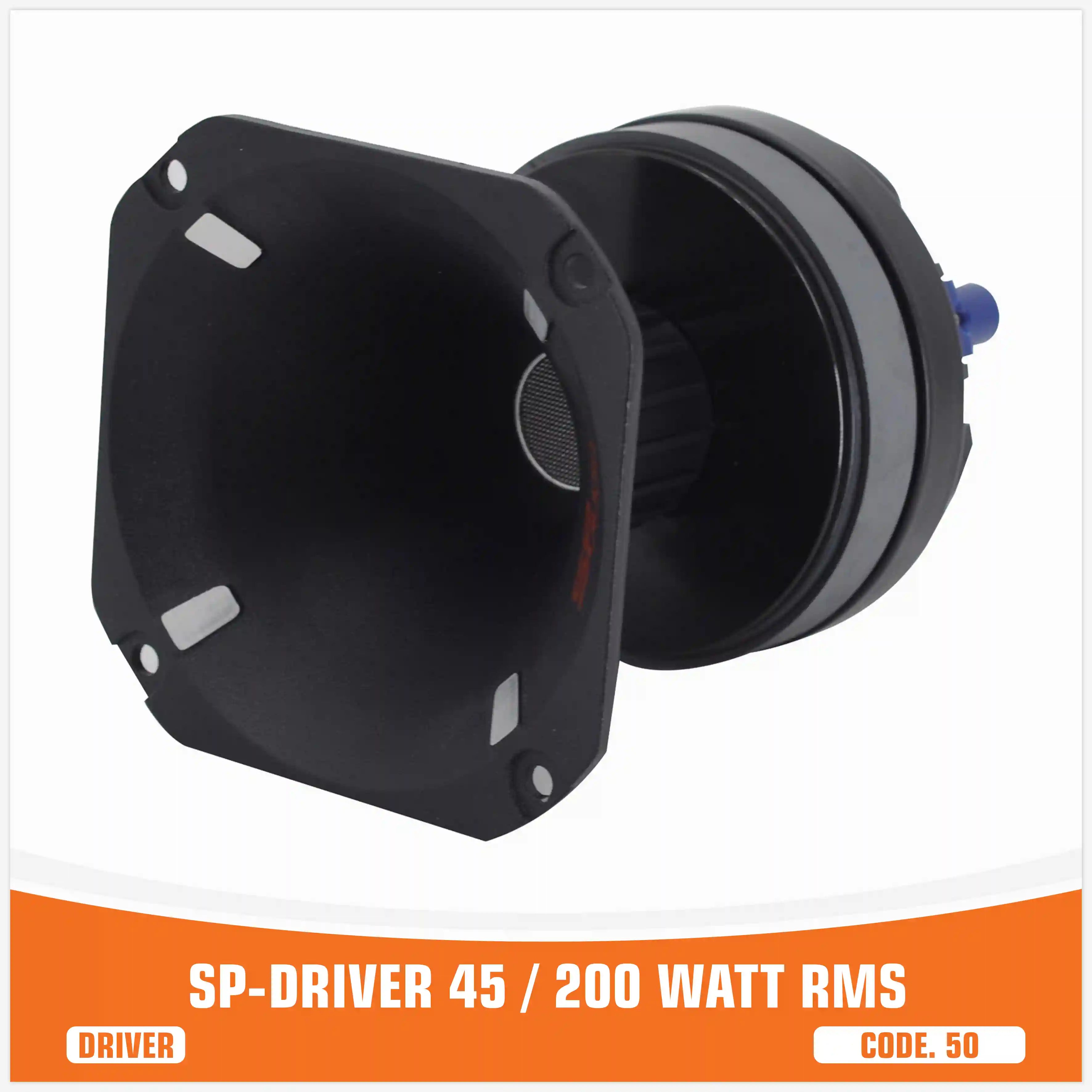 SP DRIVER 45 COMPLETE DRIVER WITH HORN 200W RMS (UNIT PRICE)