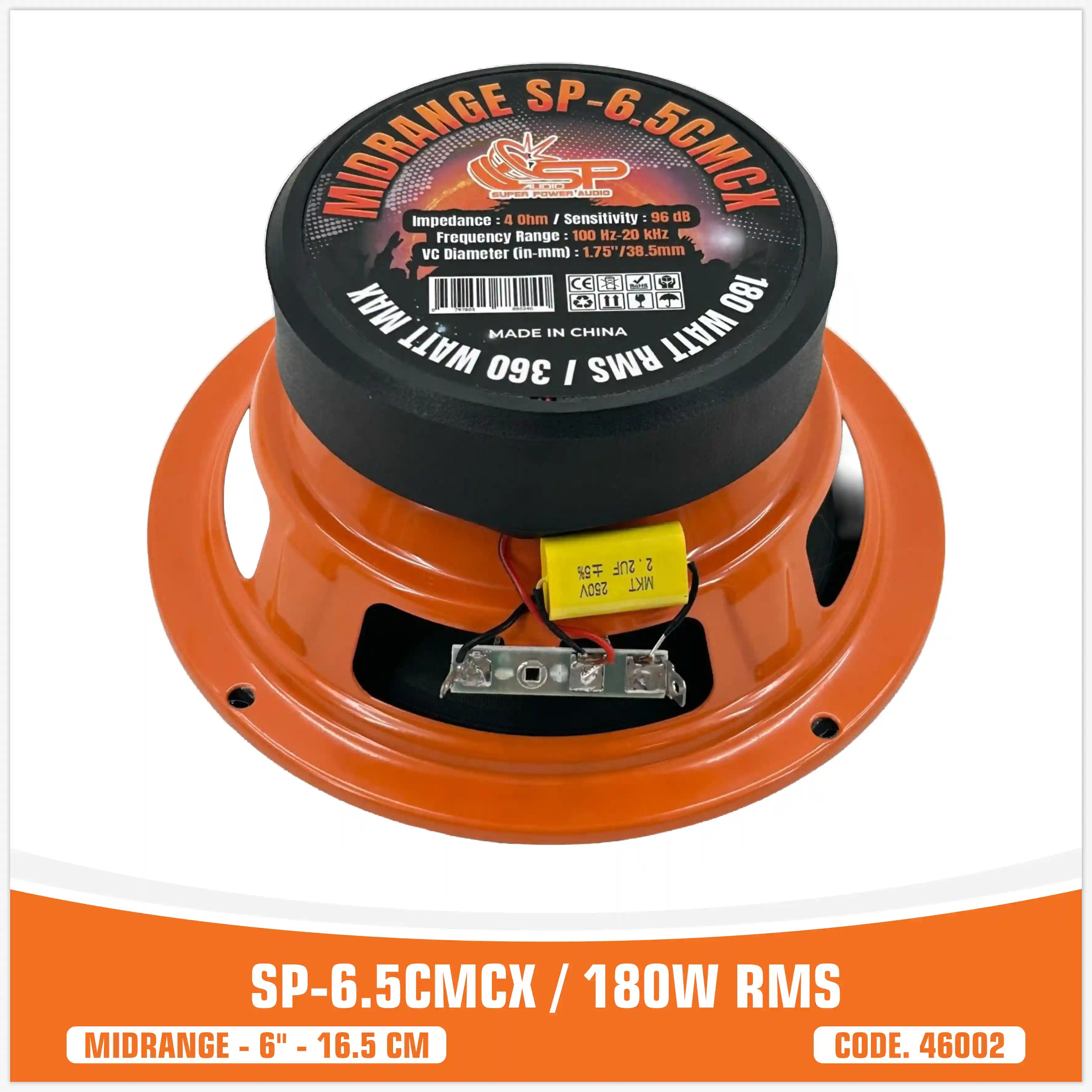 SP 6.5CM CX MIDRANGE 6.5"/16.5CM 180W RMS (PAIR PRICE)