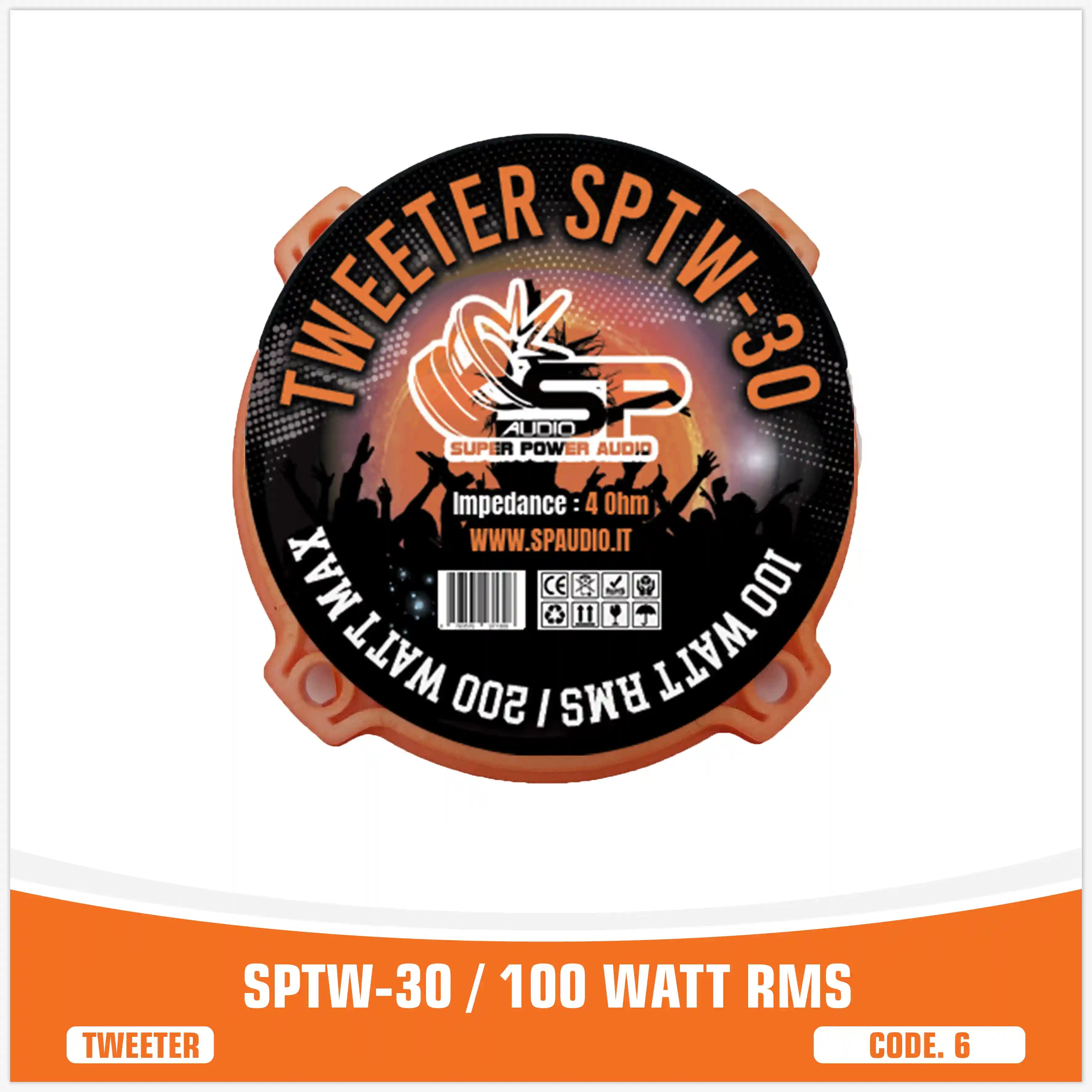 SP TW 30 ทวีตเตอร์บูลเล็ต 100W RMS (ราคาต่อคู่)