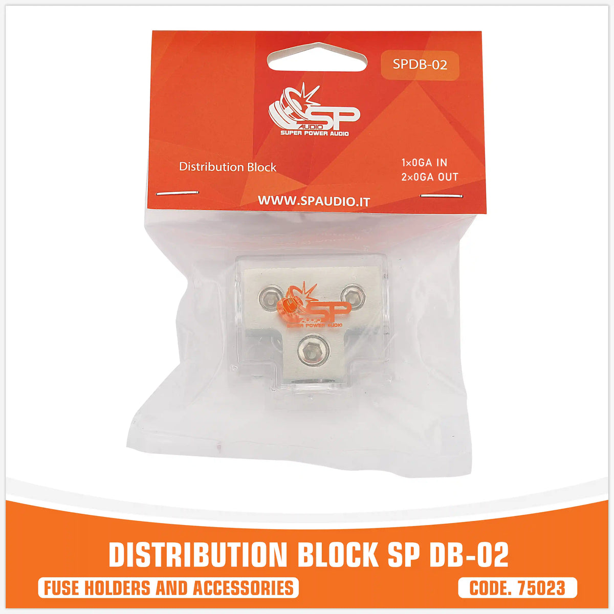 SP DB 02 موزع طاقة 1x2GA دخول / 2x4GA خروج