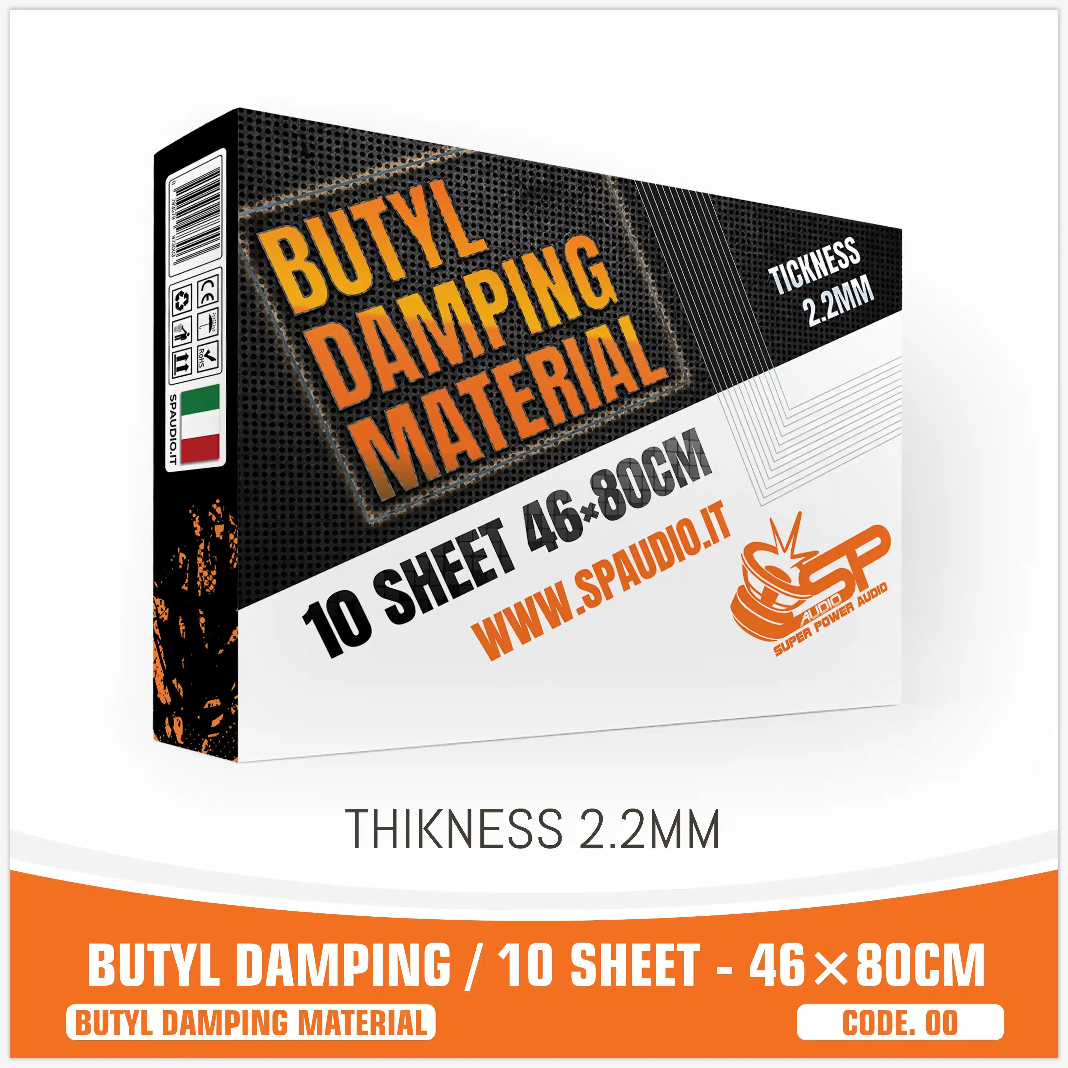 BUTYL MATERIAL 10 SHEET NEW - THICKNESS 2.2mm