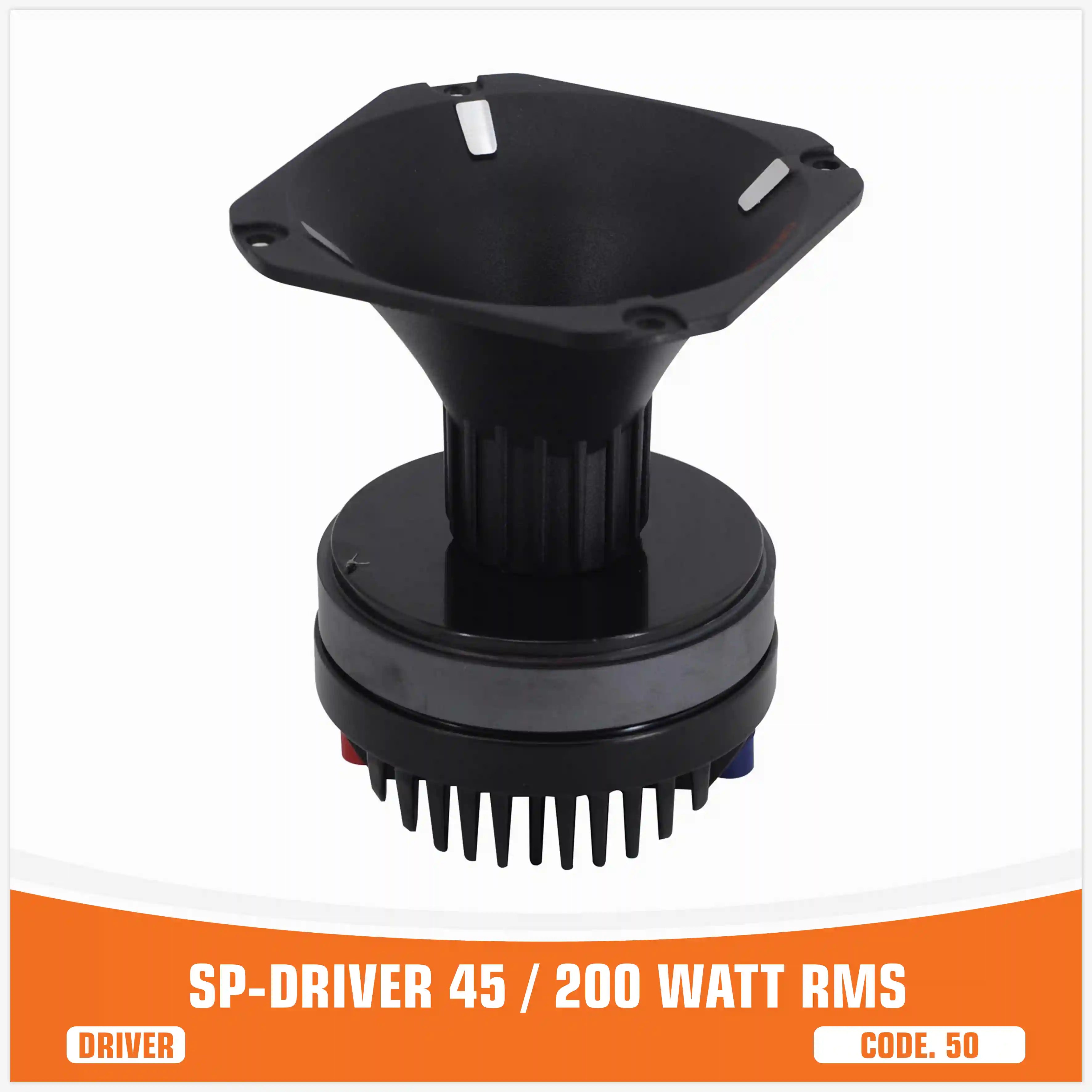 SP DRIVER 45 COMPLETE DRIVER WITH HORN 200W RMS (UNIT PRICE)