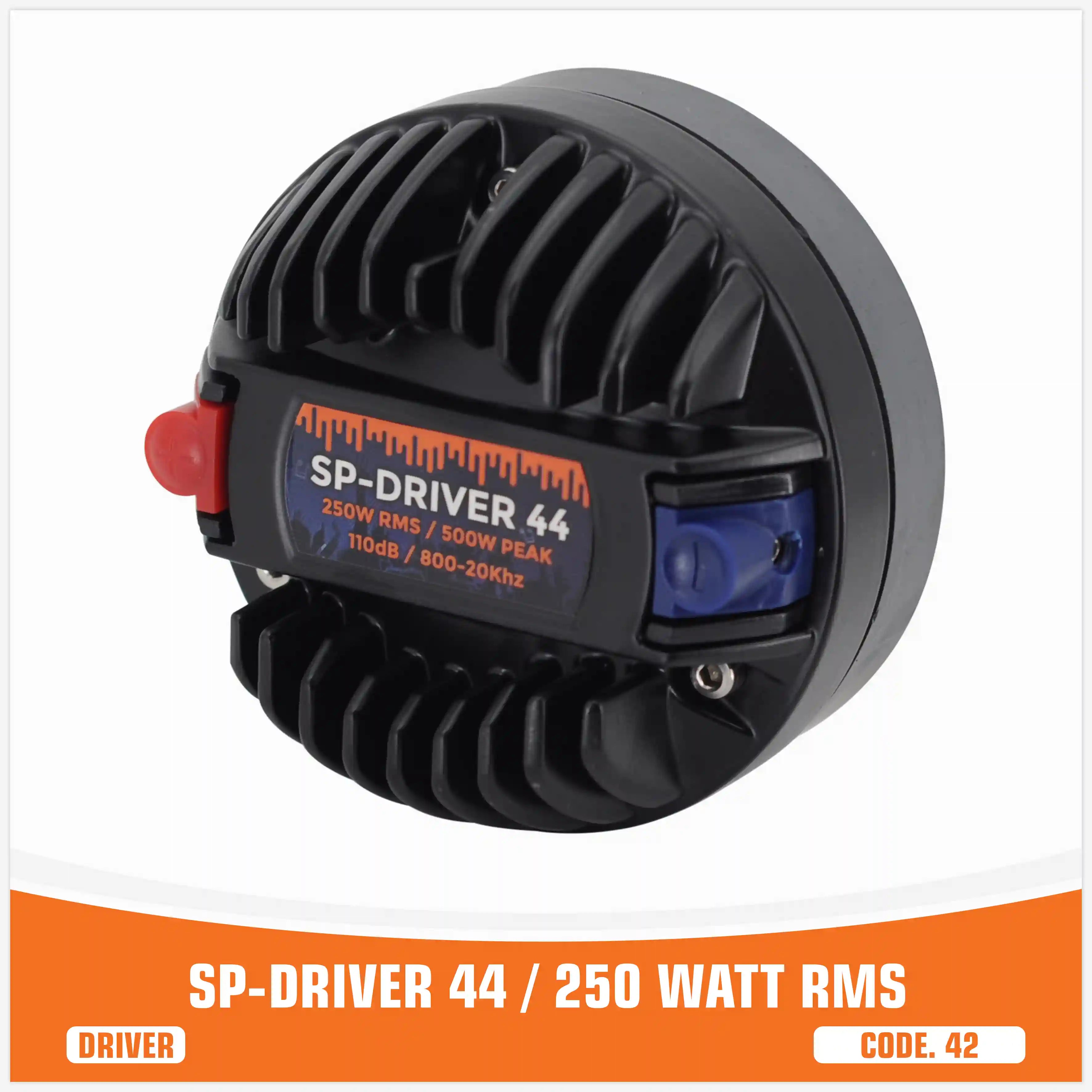 SP DRIVER 44 DRIVER WITHOUT HORN 250W RMS (UNIT PRICE)