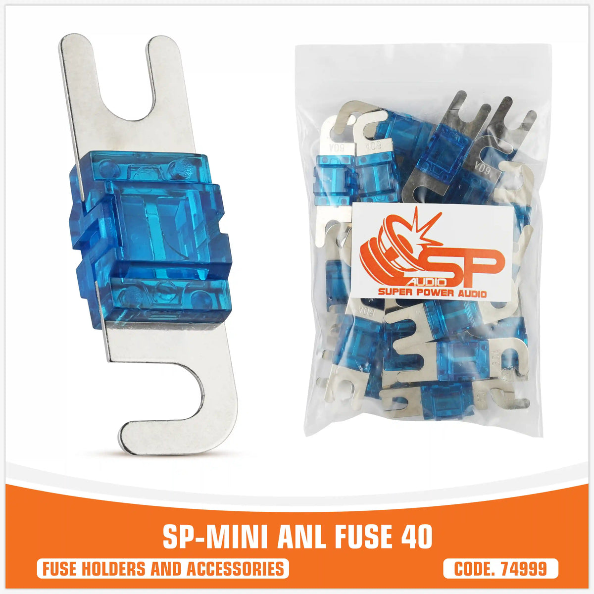 ถุงฟิวส์ MINI ANL 40 ฟิวส์ MINI ANL 24 ชิ้น (ราคาต่อแพ็ค)