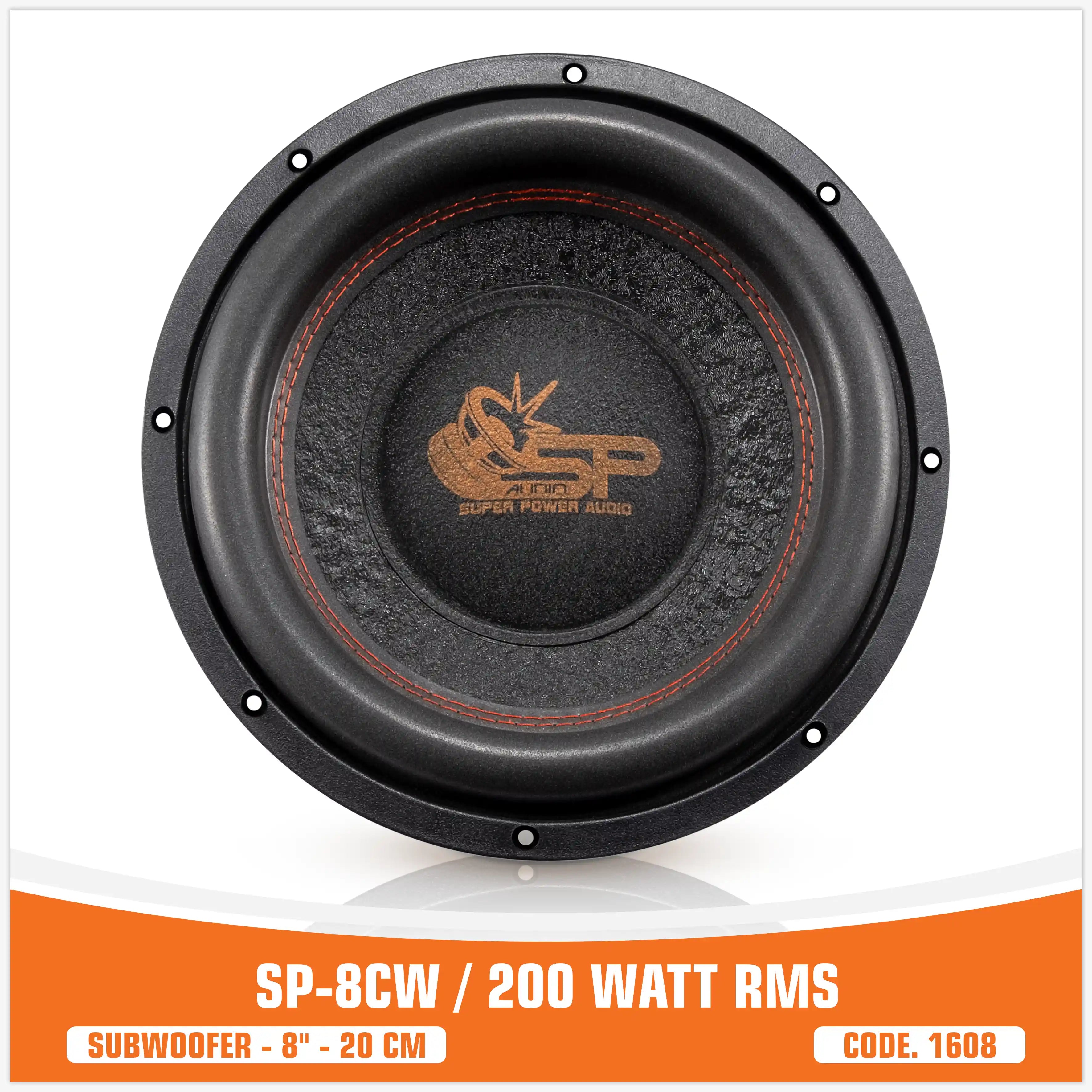 SP 8CW ENTRY LEVEL SUBWOOFER 8"/20CM 200WATT RMS (UNIT PRICE)