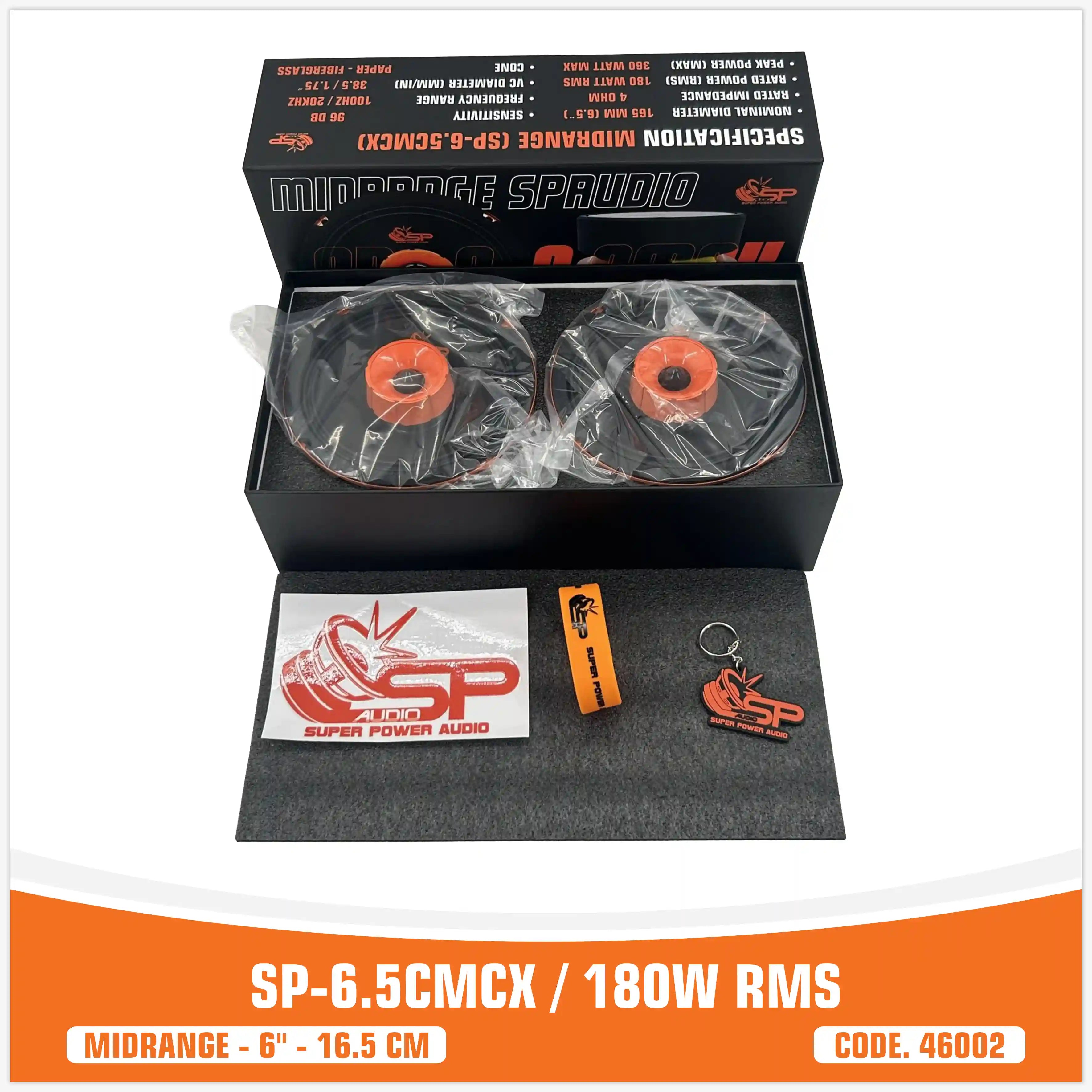 SP 6.5CM CX MIDRANGE 6.5"/16.5CM 180W RMS (PAIR PRICE)