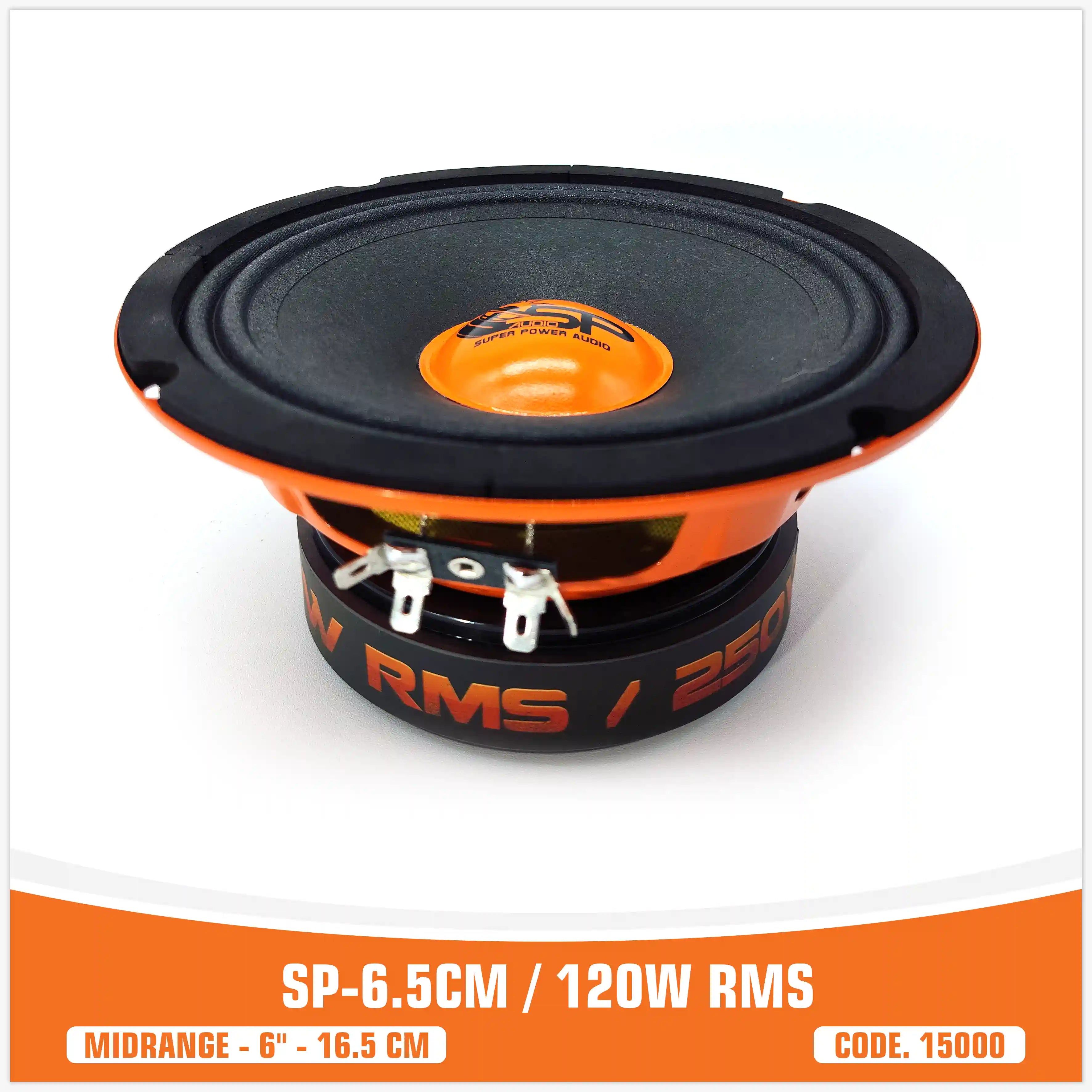 SP 6.5CM MIDRANGE BEST SELLER 6,5"/16,5CM 120W RMS (PAIR PRICE)