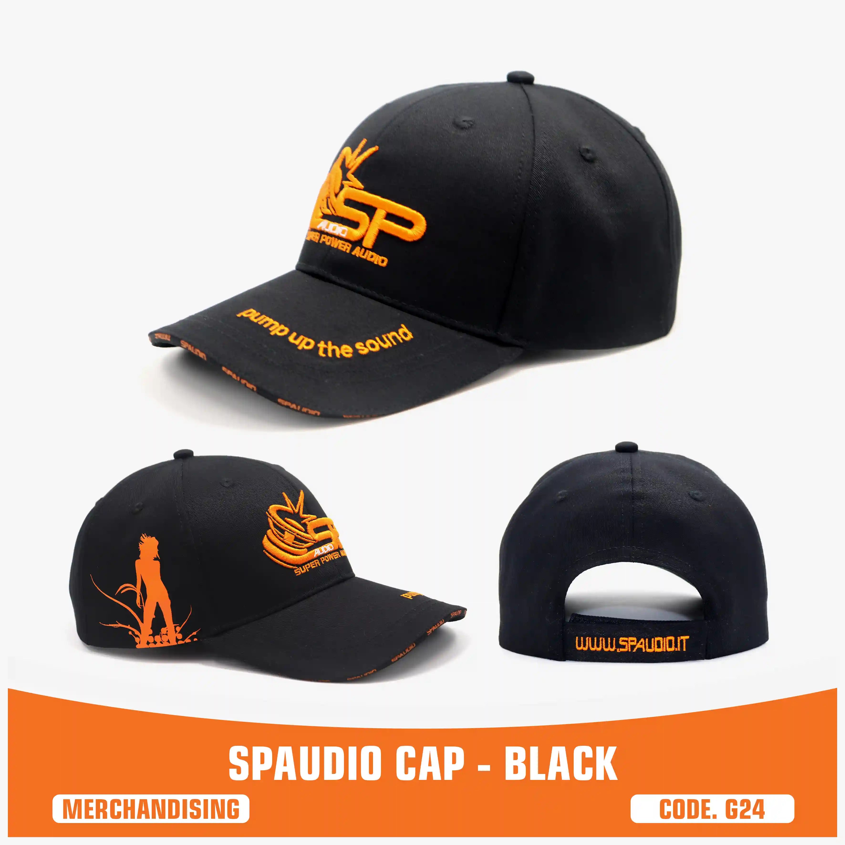 SPAUDIO BLACK CAP 2 (UNIT PRICE)