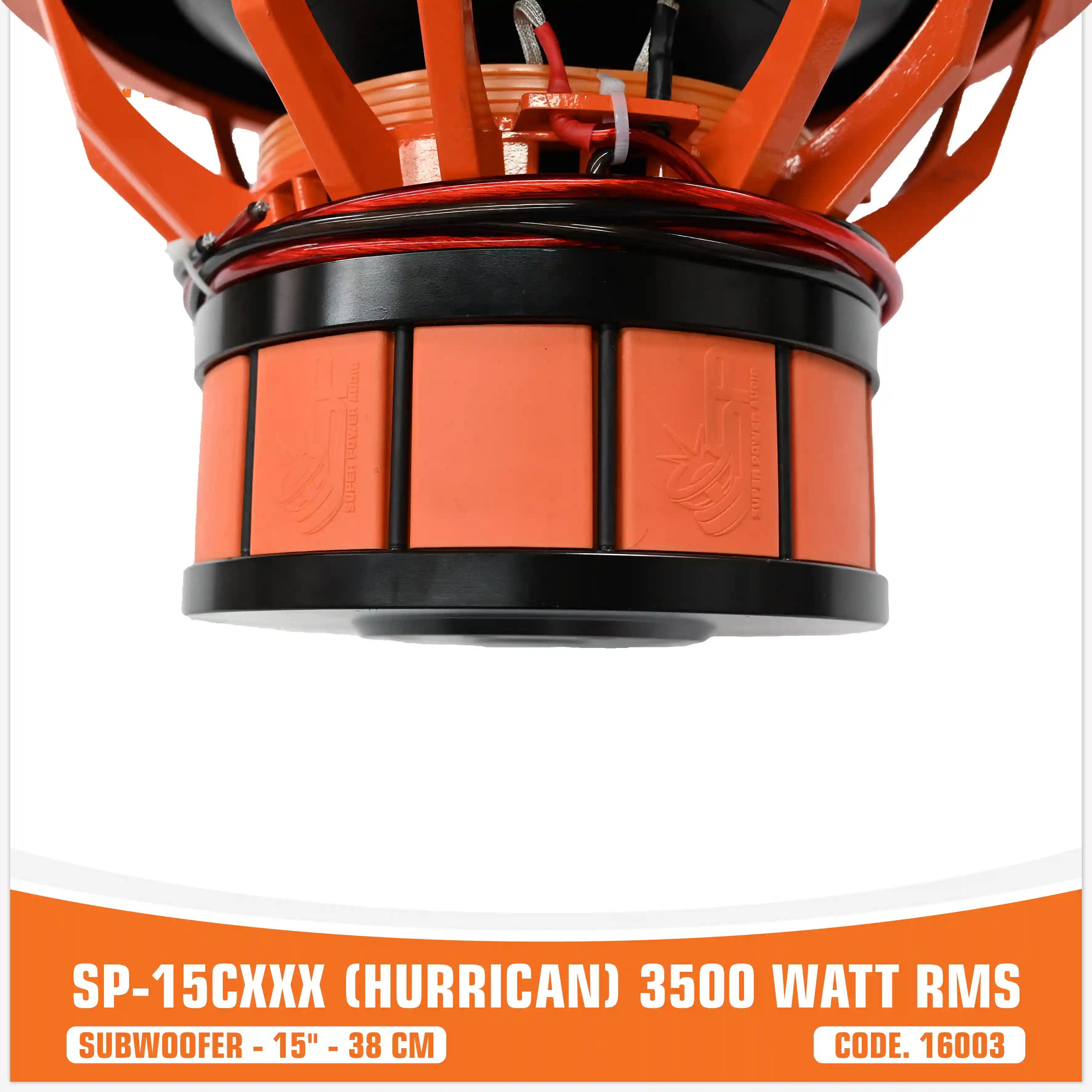 SP 15CXXX ซับวูฟเฟอร์ 15"/38CM บิ๊กเซอร์ราวด์ 3500W RMS - ใหม่ 2026 (ราคาต่อหน่วย)