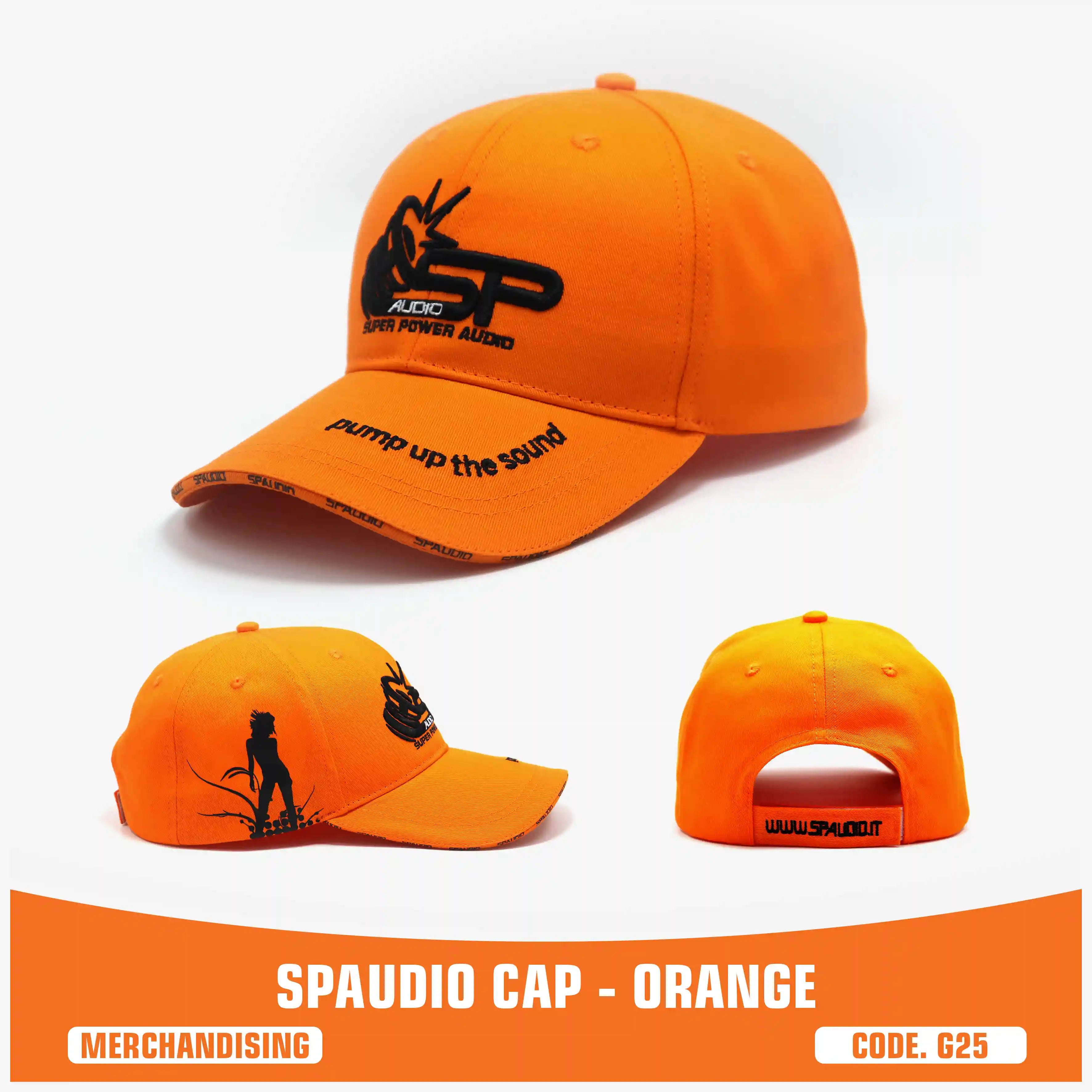 SPAUDIO ORANGE CAP 1 (UNIT PRICE)