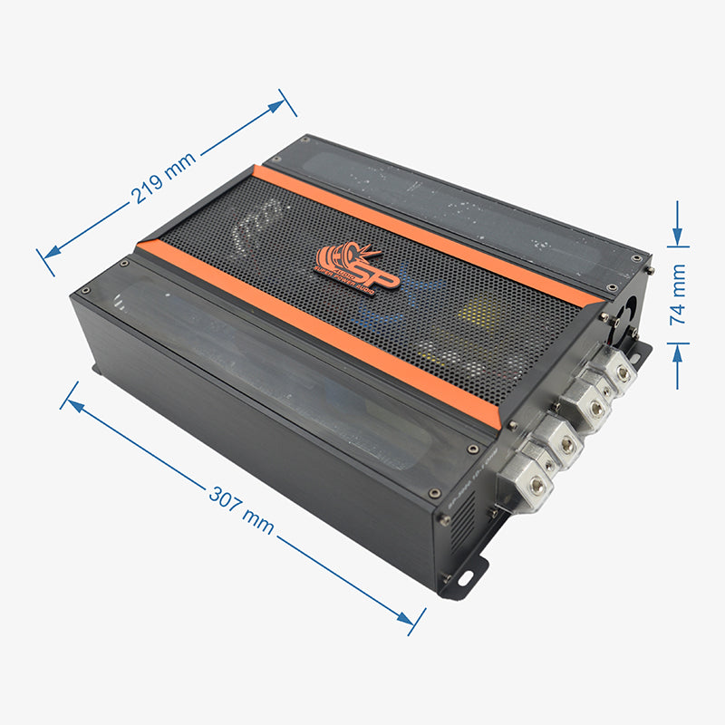 SP-6000.1D @2 ohm 1-channel Class D car amplifier - view 1
