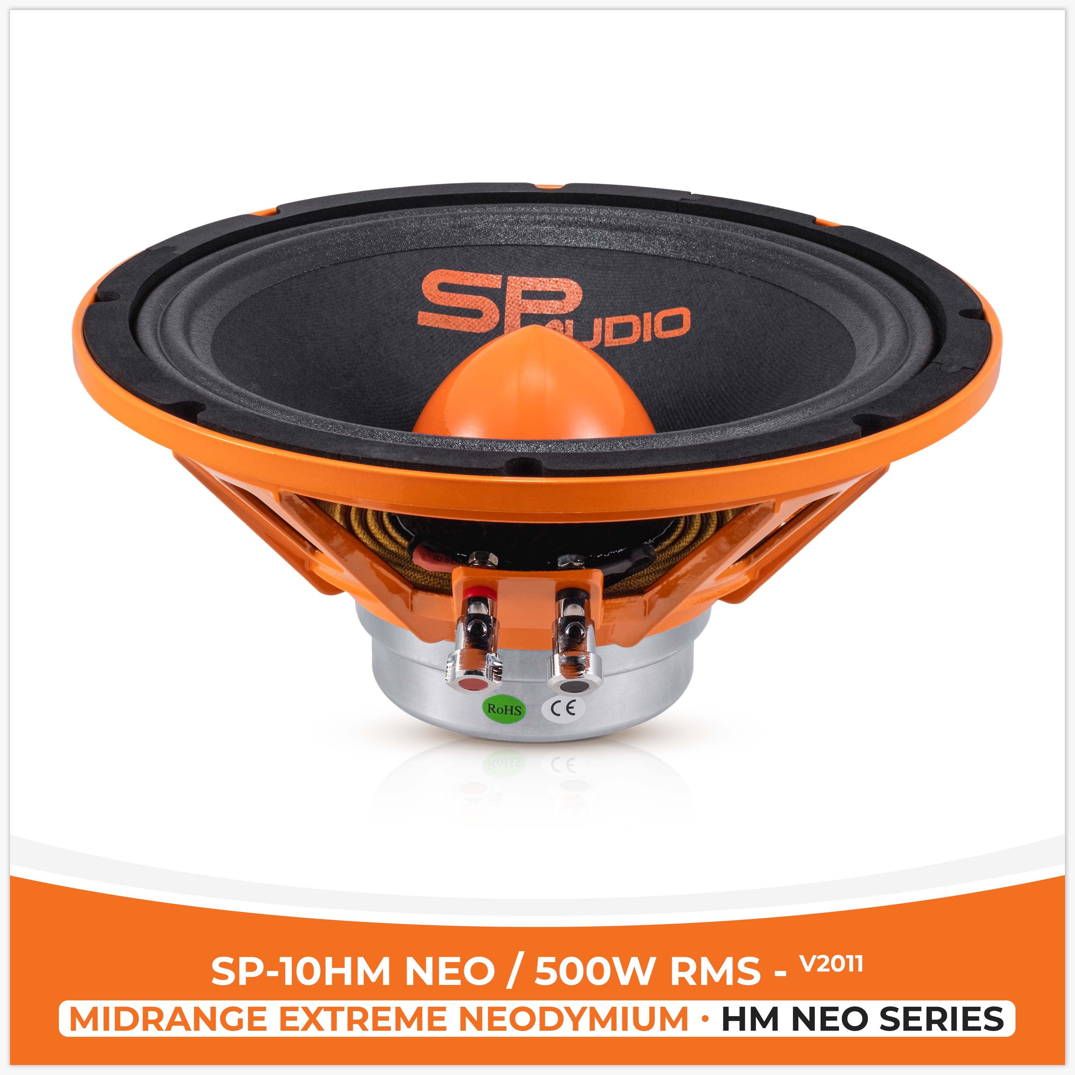 SP 10HM NEO MIDRANGE EXTREME 10"/25CM NEO MAGNET 500W RMS, V2011 (UNIT PRICE)
