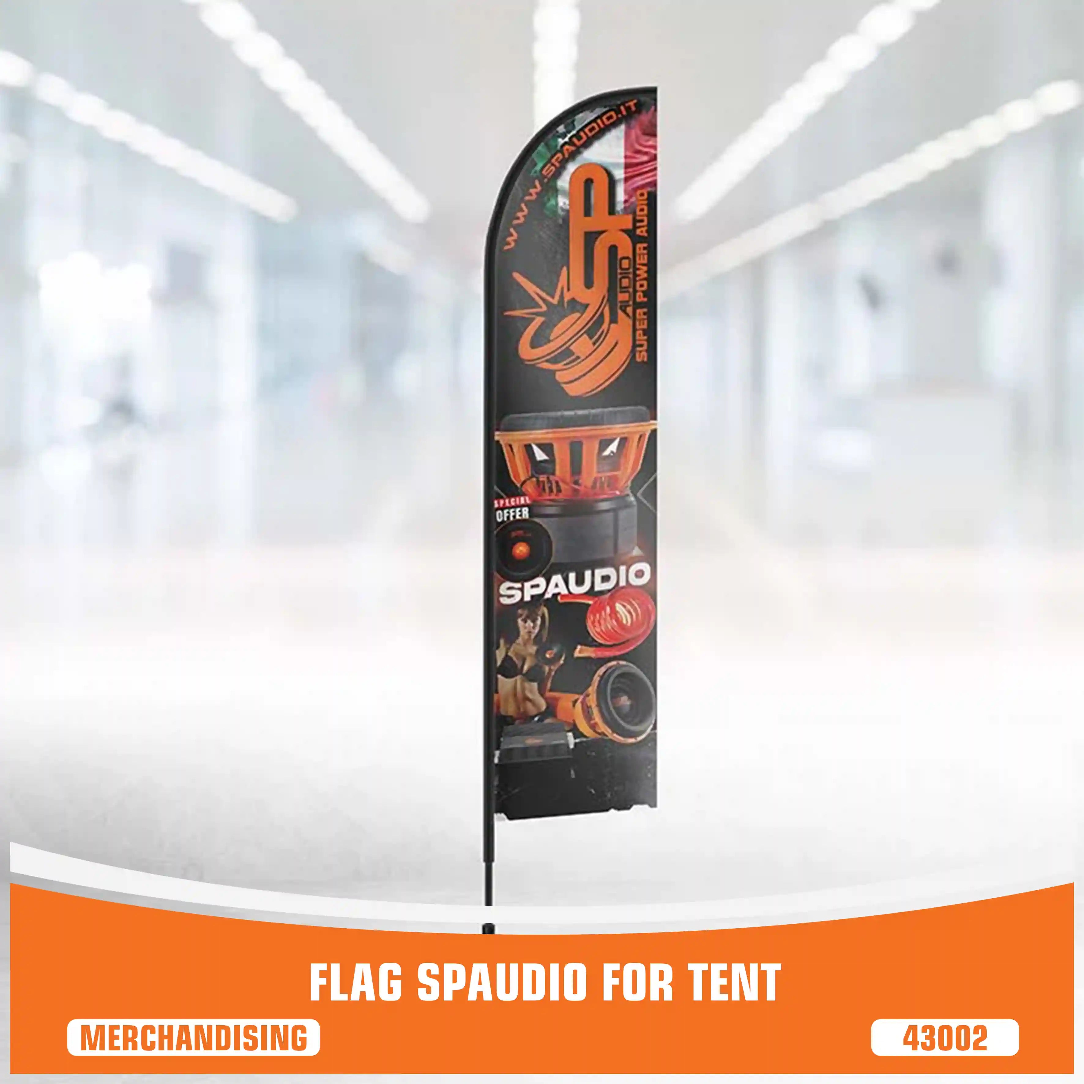 FLAG SPAUDIO FOR TENT 1 (UNIT PRICE)