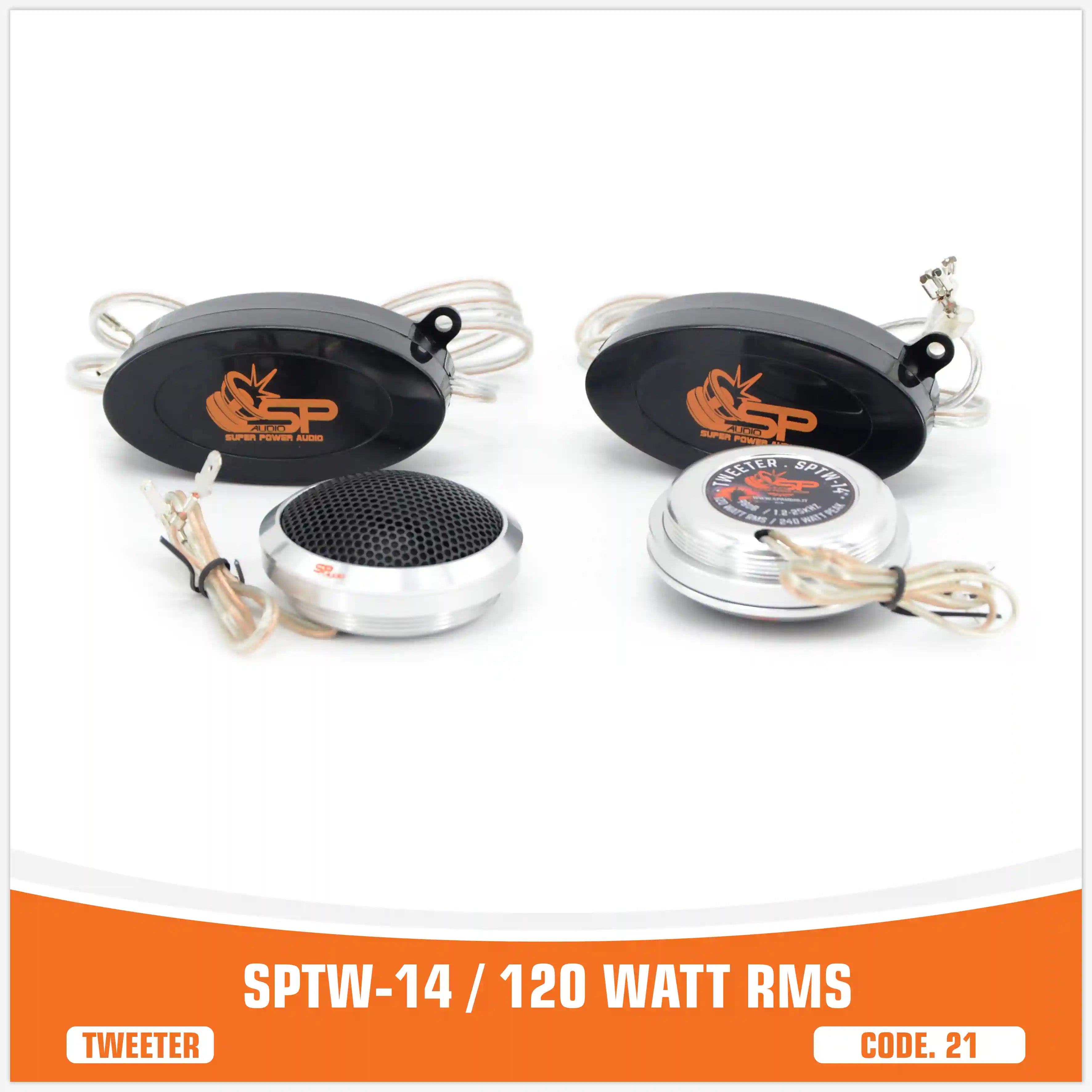 SP TW 14 ALUMINIUM TWEETER 120W RMS (PAIR PRICE)
