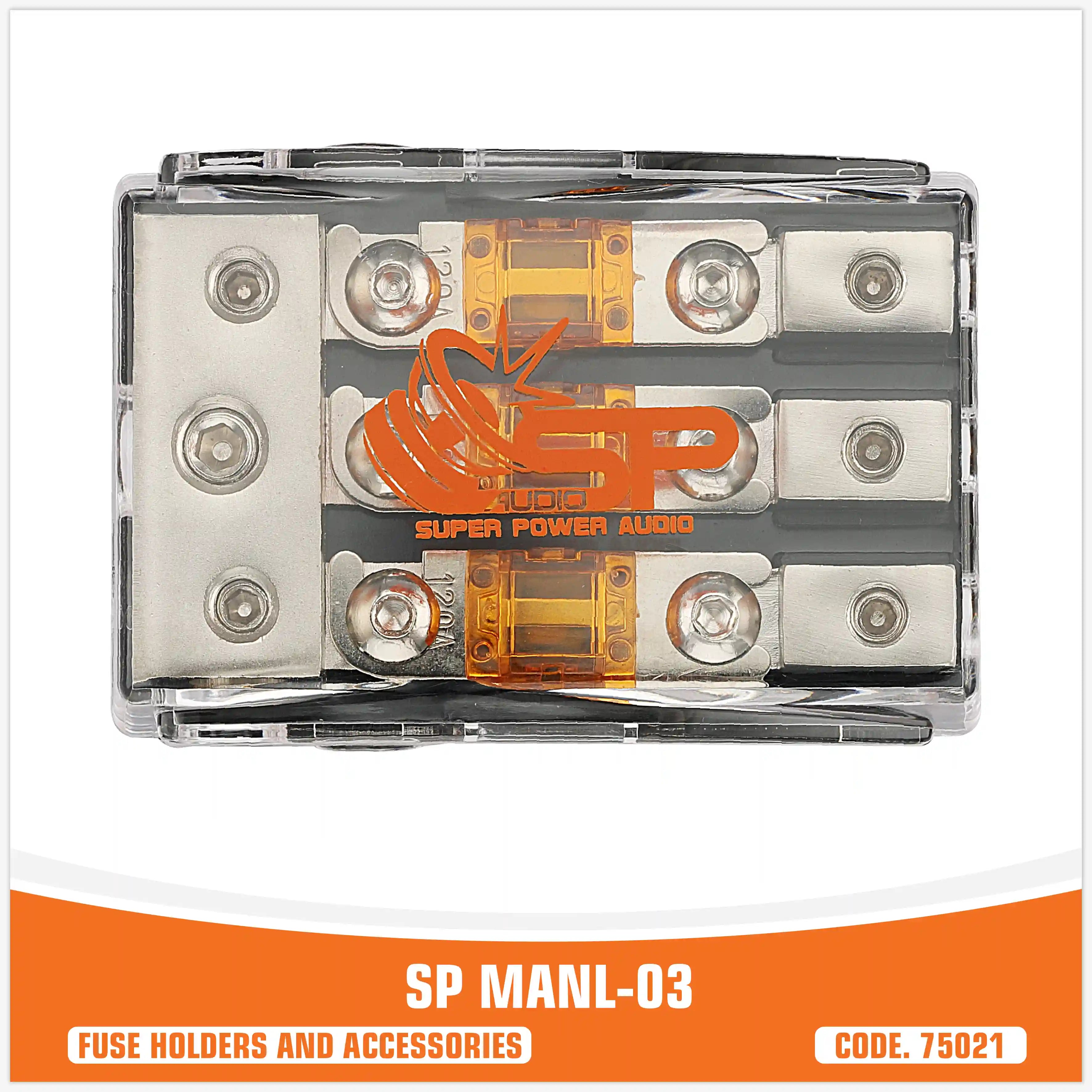 SP MAN 03 FUSEHOLDER 1x0Ga+2x4GA IN + 3x8 GA OUT (UNIT PRICE)