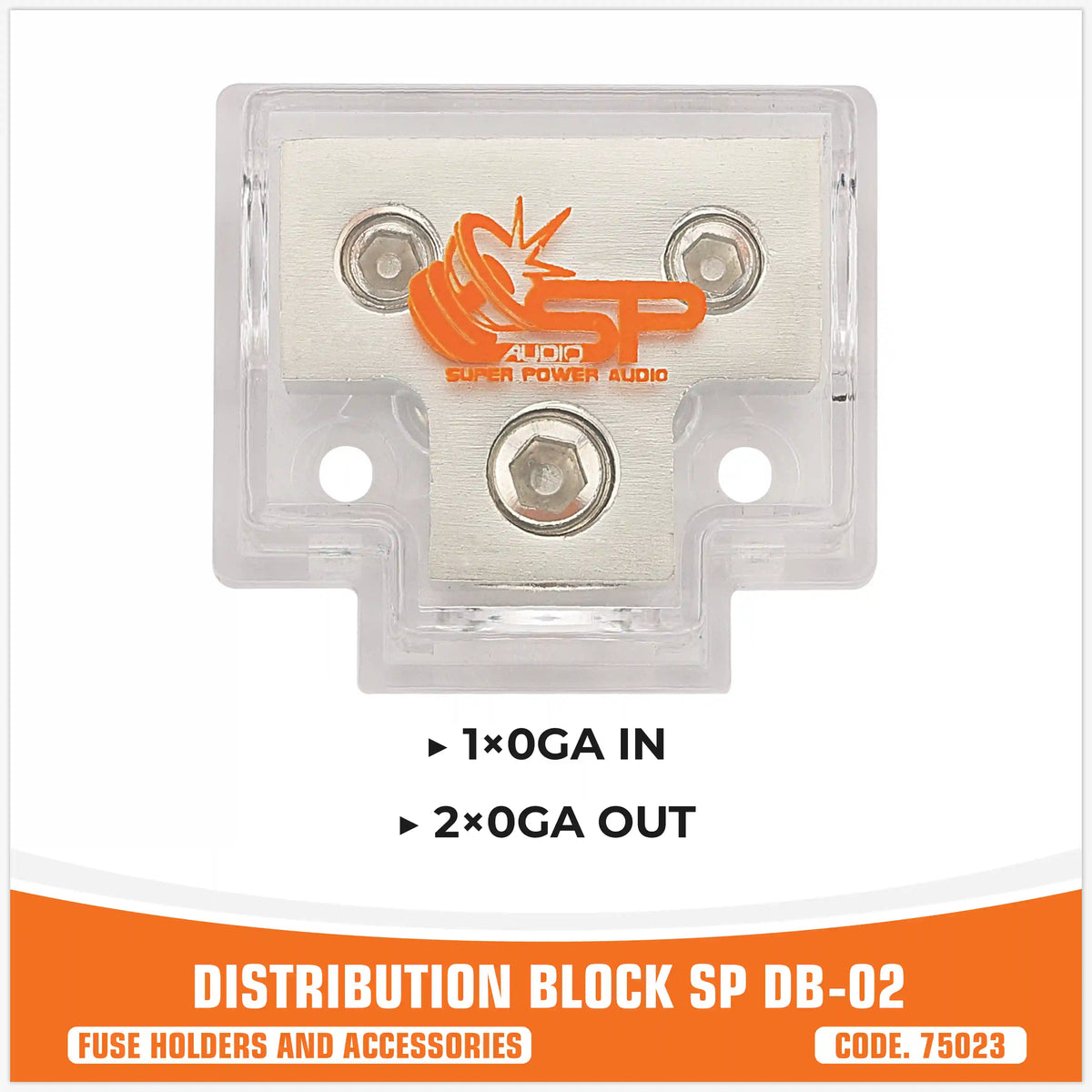 SP DB 02 موزع طاقة 1x2GA دخول / 2x4GA خروج