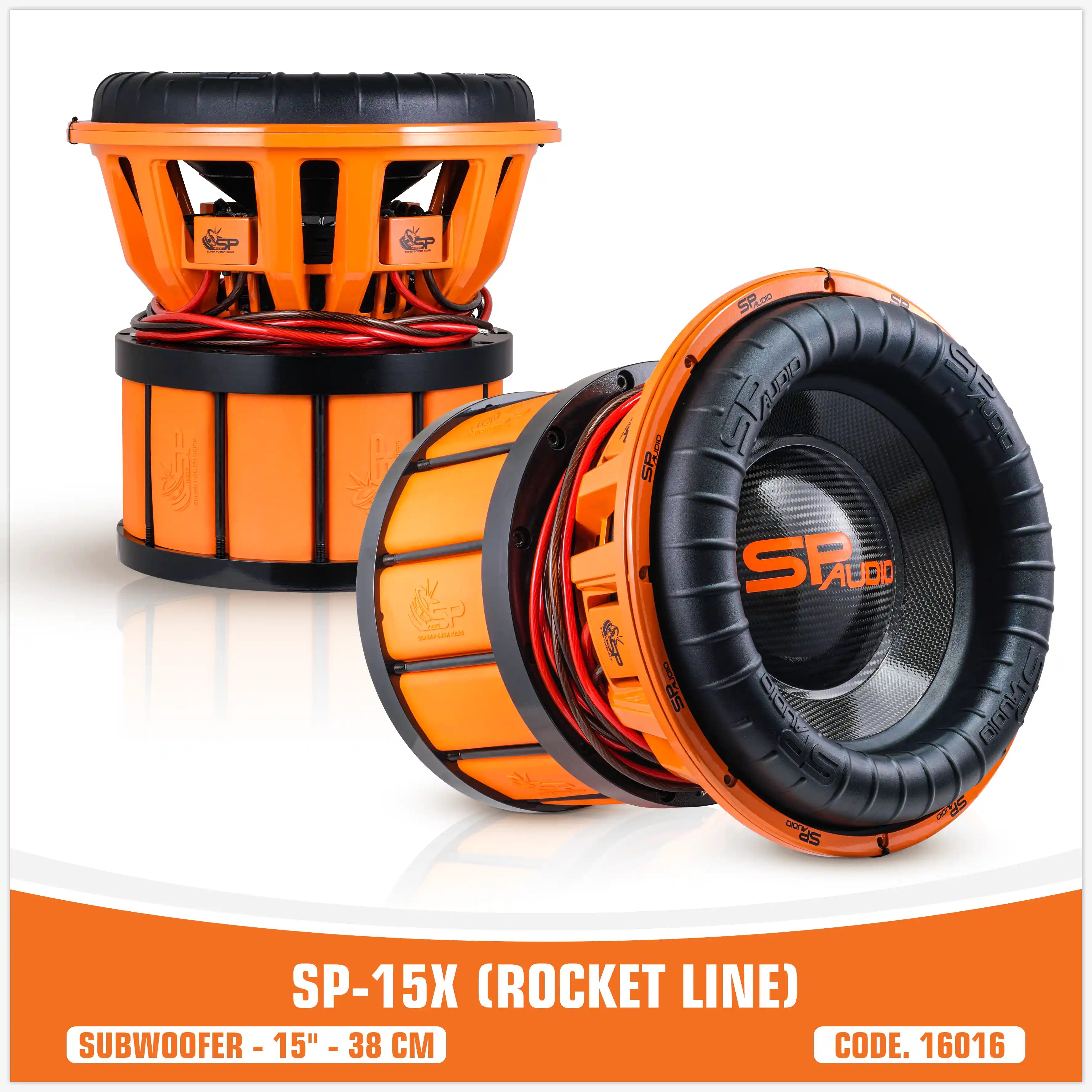 SP-15X (ROCKET LINE SUBWOOFER) 15"/38CM - 24000 WATT (UNIT PRICE)