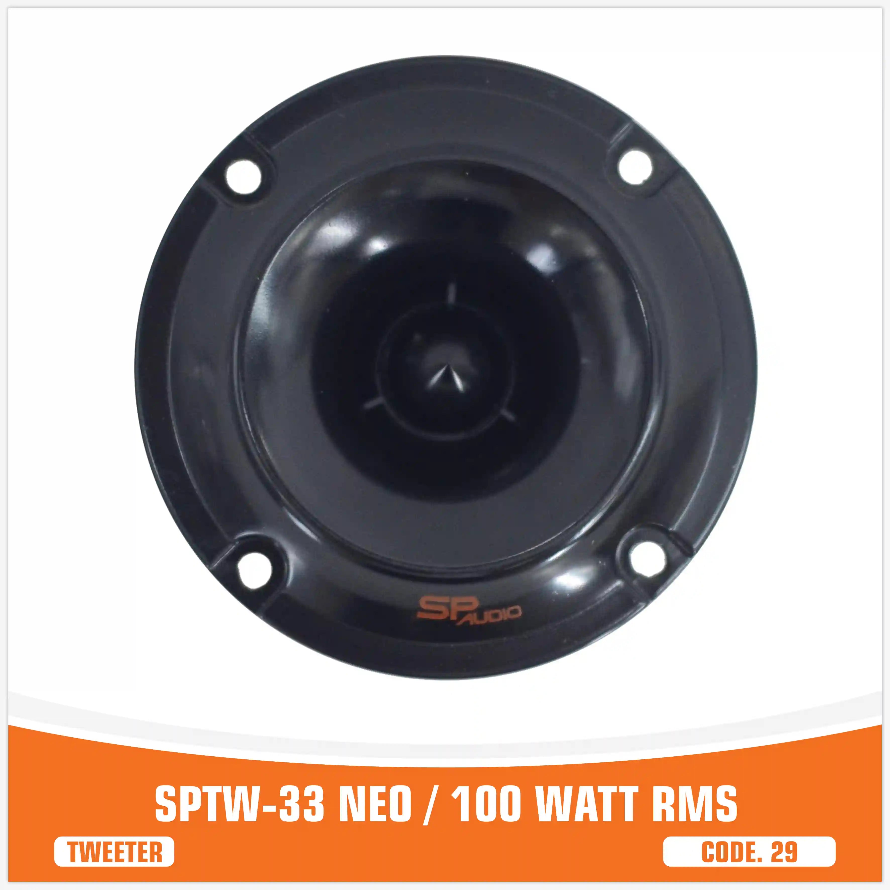 SP TW 33 NEO BULLET TWEETER NEO MAGNET 100W RMS (UNIT PRICE)