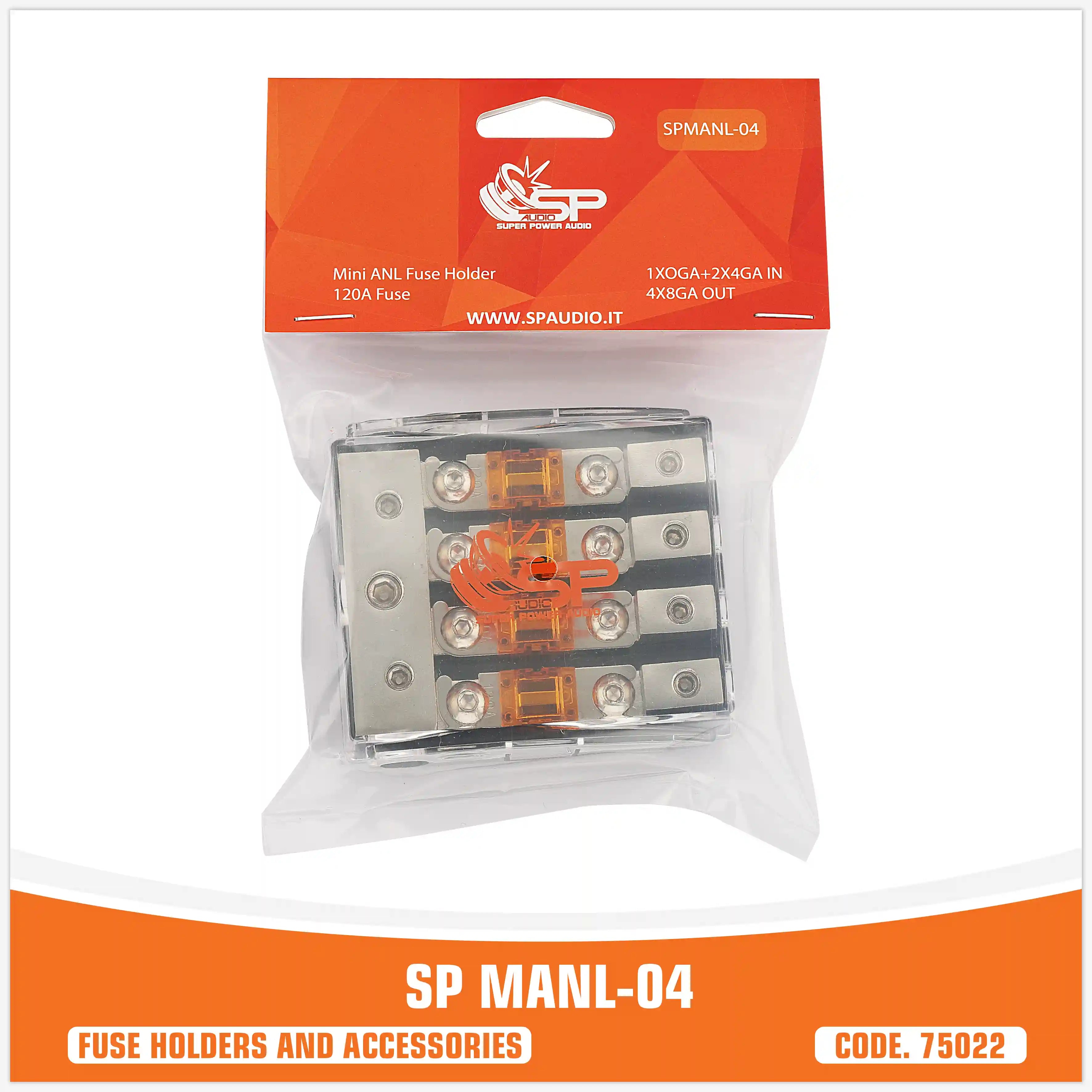 SP MAN 04 FUSEHOLDER 1x0Ga+2x4 GA IN + 4x8 GA OUT (UNIT PRICE)