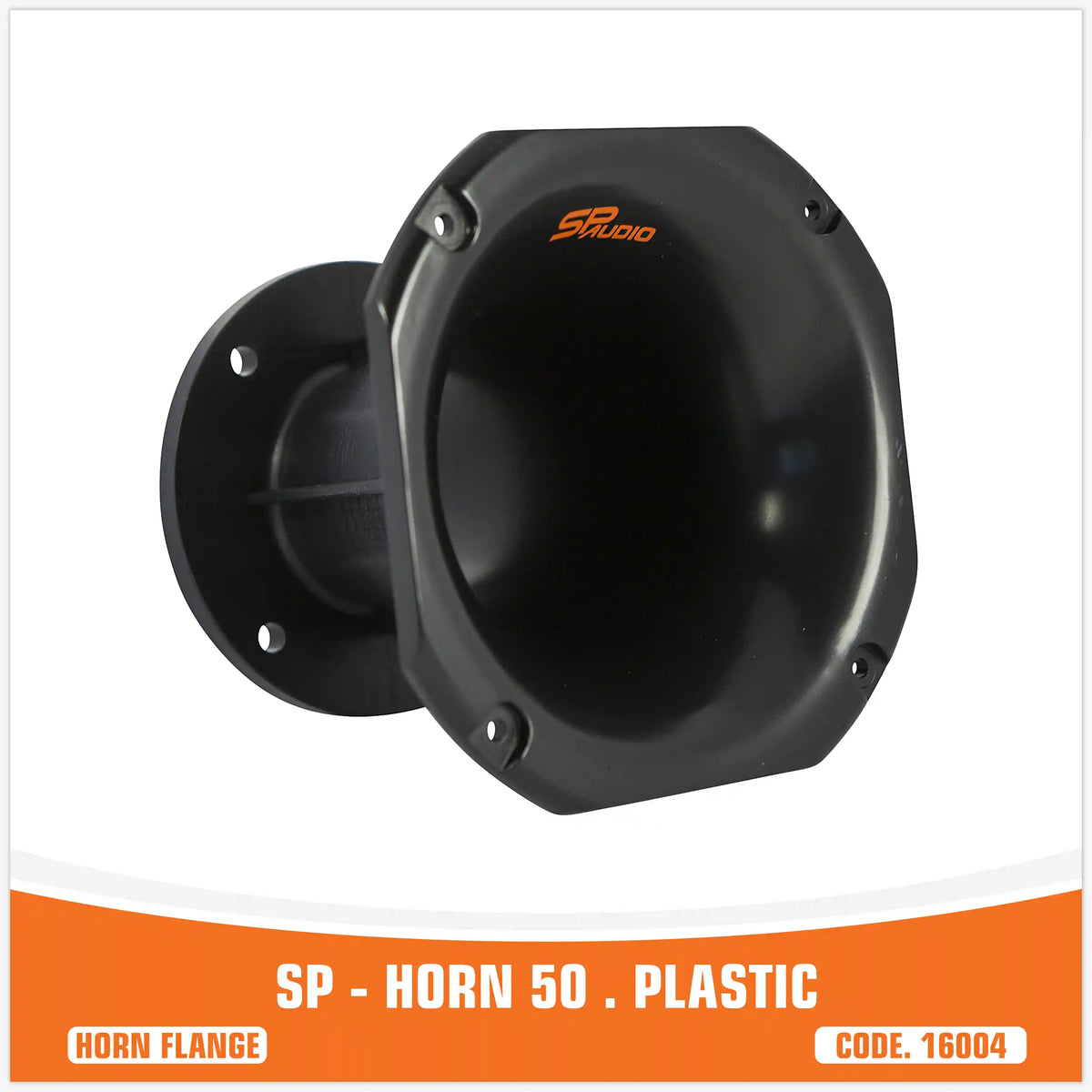 SP-HORN 50 black plastic horn flange for compression driver – SP Audio – view 3