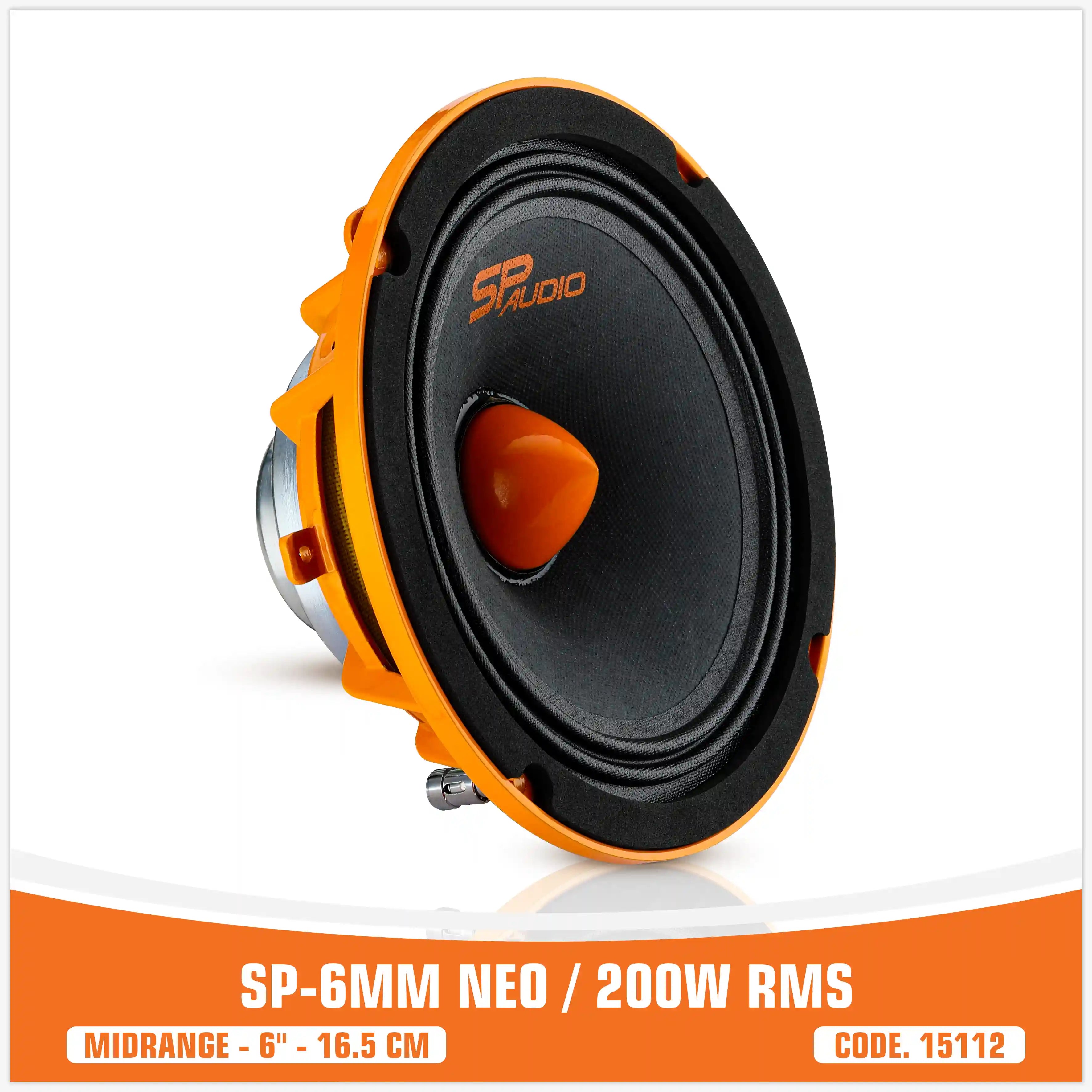 SP 6MM NEO MIDRANGE EXTREME 6,5"/16,5CM NEO MAGNET 200W RMS (UNIT PRICE)