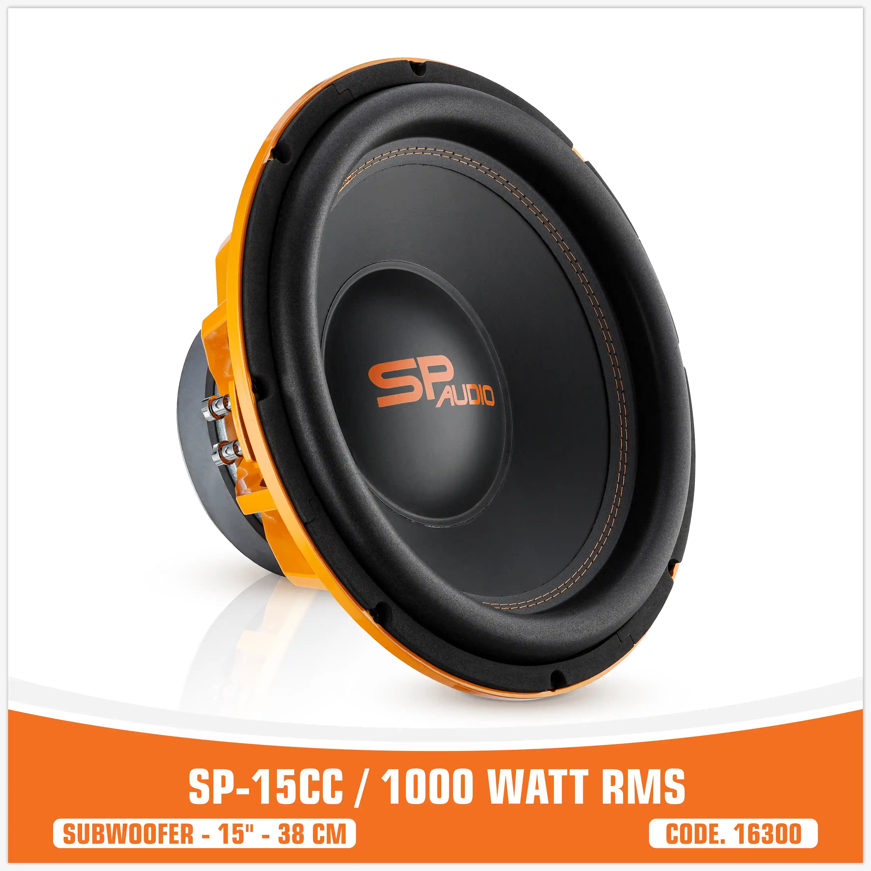 SP 15CC SUBWOOFER 15"/38CM 1000W RMS (UNIT PRICE)