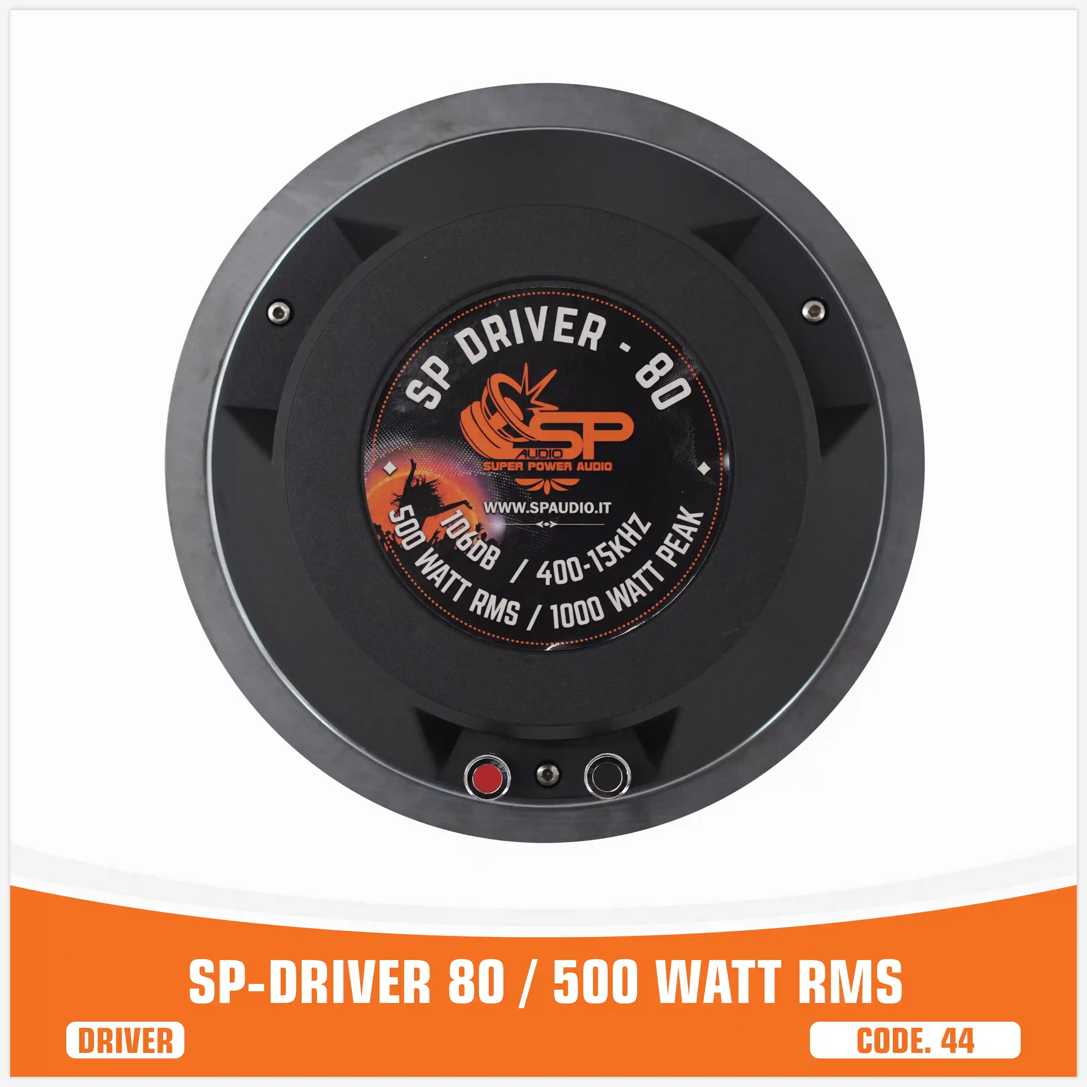 SP DRIVER 80 compression driver without horn 500W RMS – SP Audio – view 5
