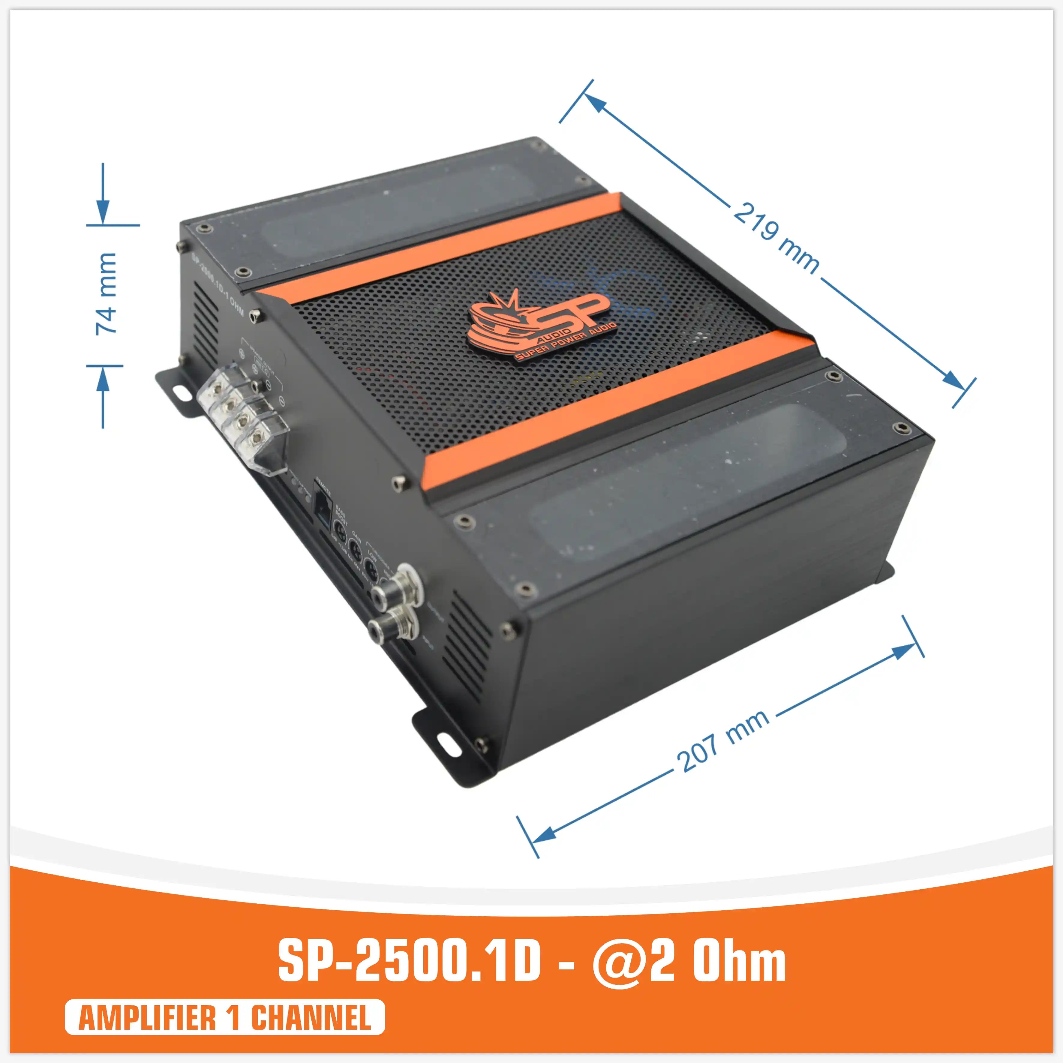 SP-2500.1D - @2 ohm