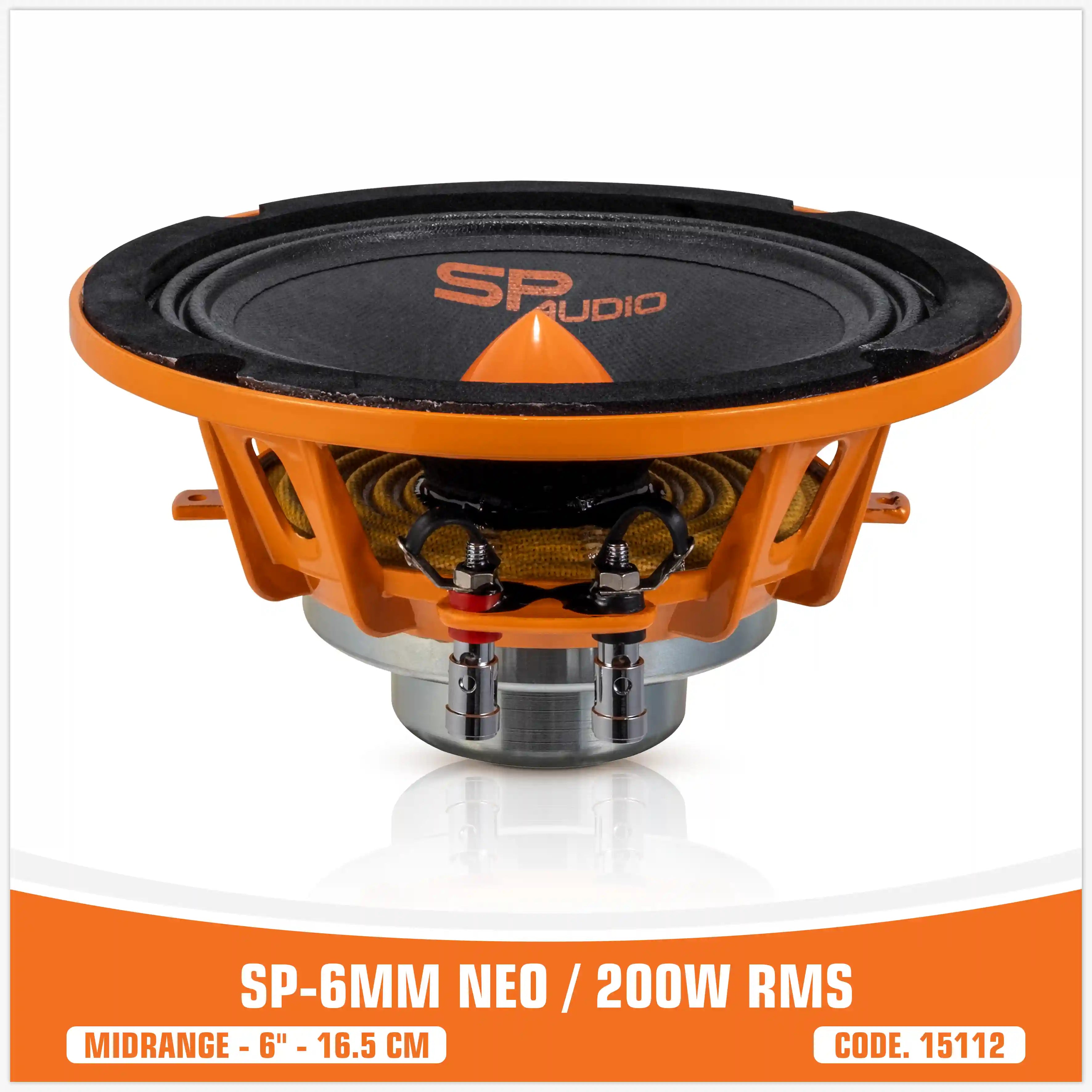 SP 6MM NEO MIDRANGE EXTREME 6,5"/16,5CM NEO MAGNET 200W RMS (UNIT PRICE)