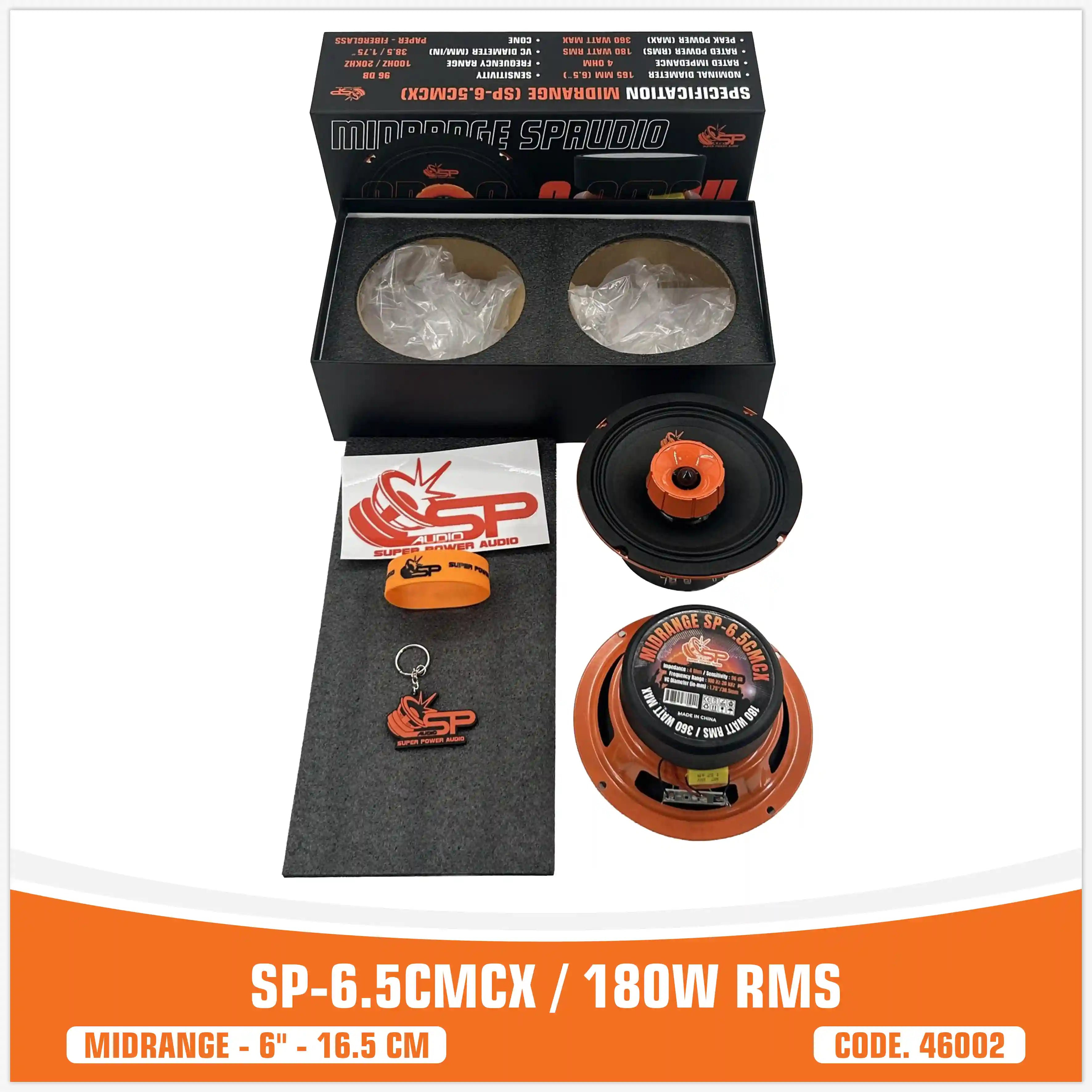 SP 6.5CM CX  MIDRANGE 6.5"/16.5CM 180W RMS (PAIR PRICE)