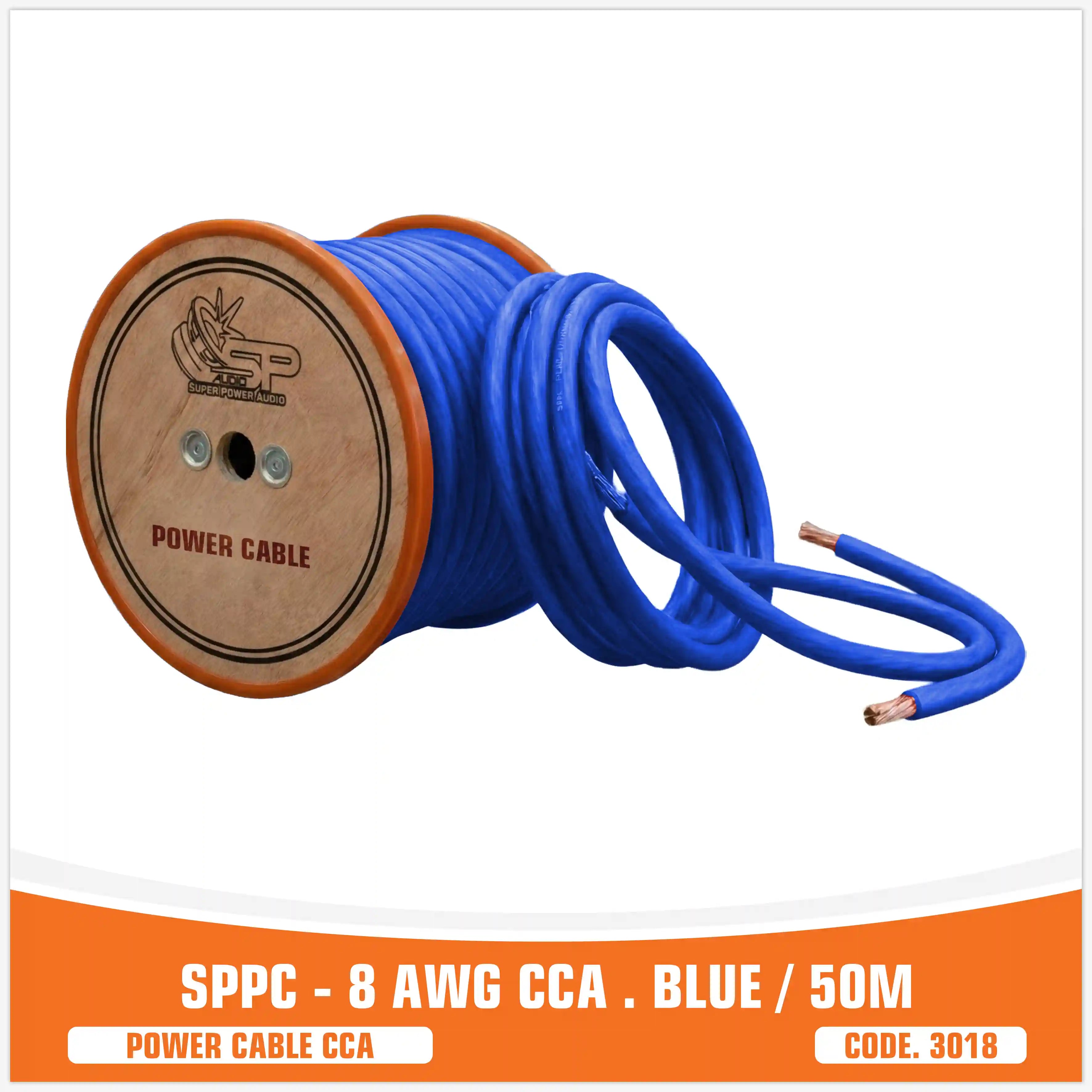 SP 8GA BLUE (50M/SPOOL)
