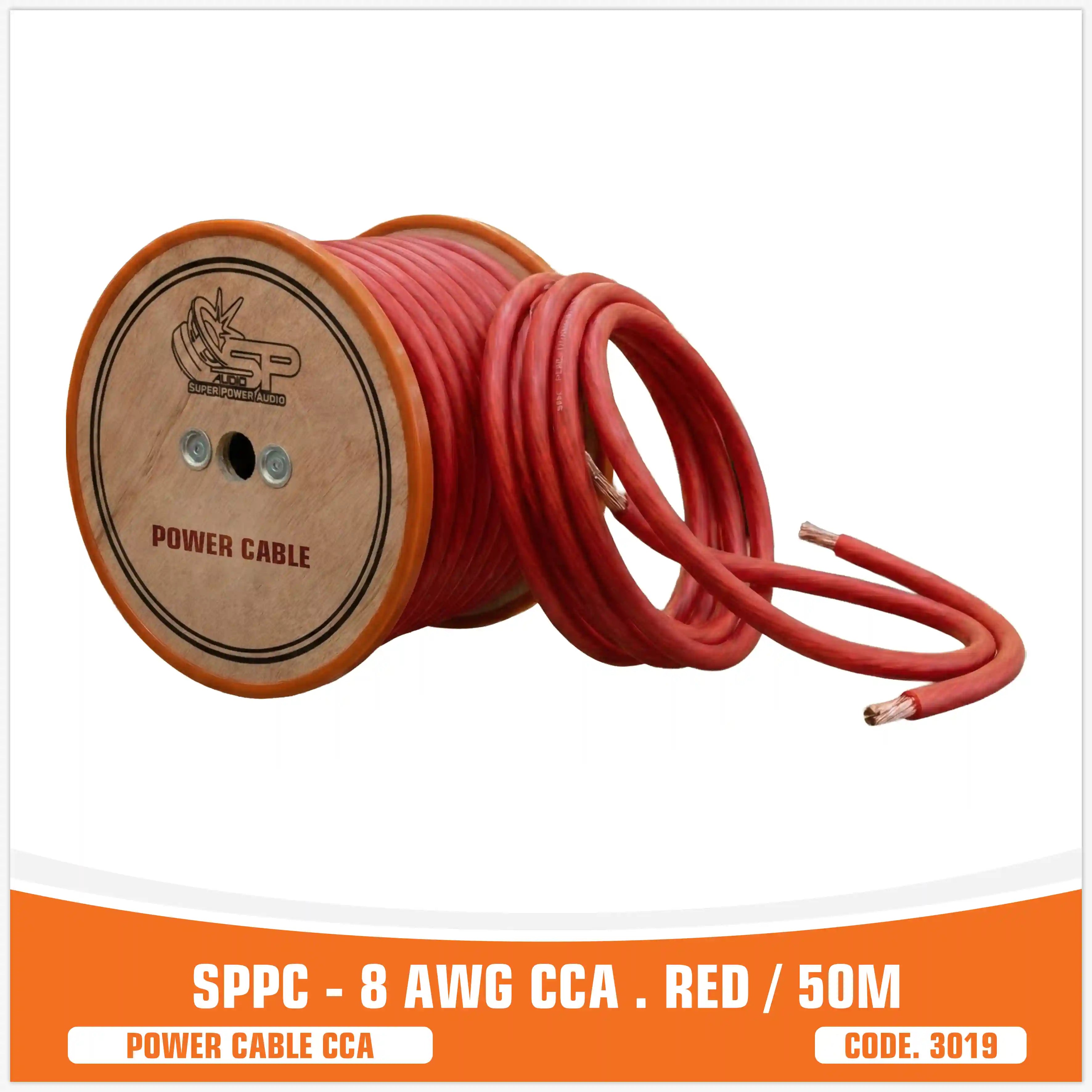 SP 8GA RED (50M/SPOOL)