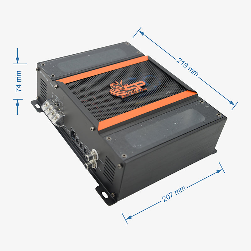SP-2500.1D @1 ohm 1-channel Class D car amplifier - view 4